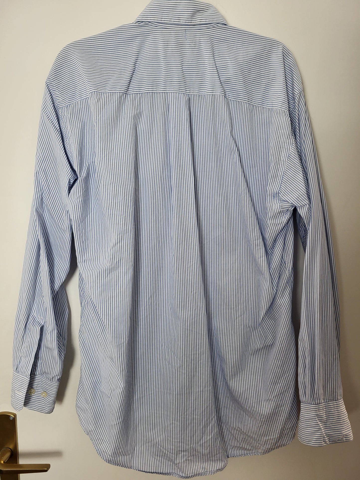 Burberry - Hemd - Streifen Muster - Vintage - Blau - Herren - M