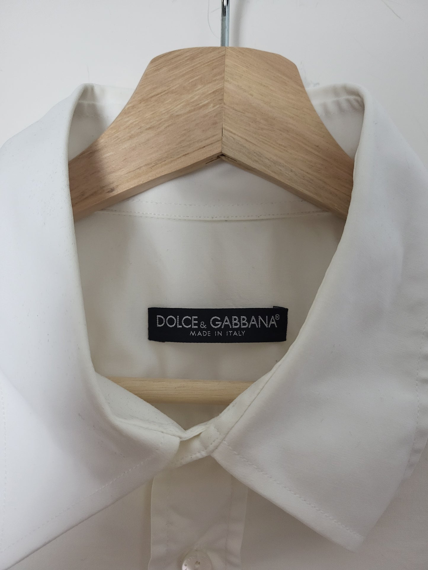Dolce & Gabbana - Hemd - Klassisch - Weiß - Herren - L (44 17 1/2)