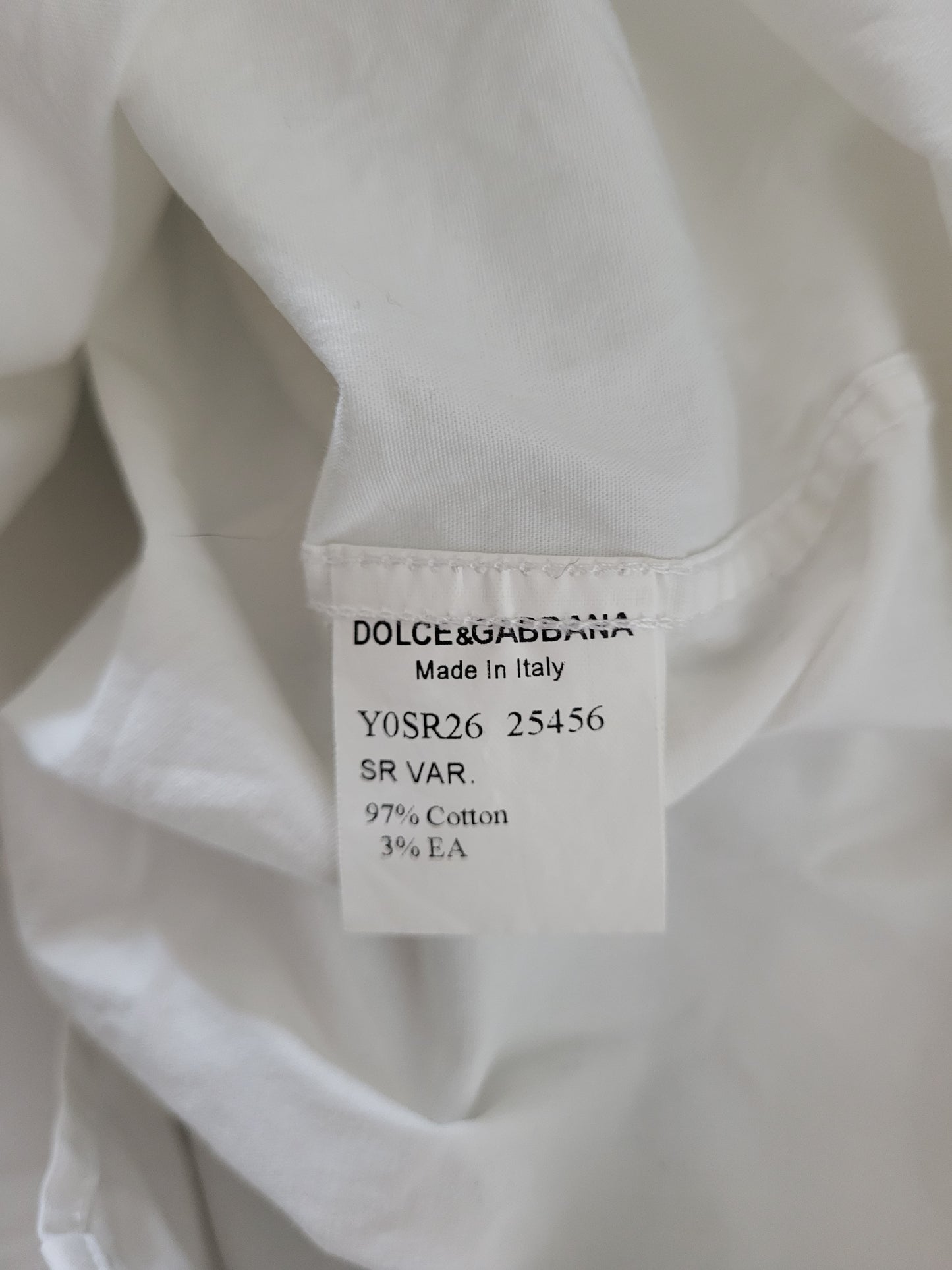 Dolce & Gabbana - Hemd - Klassisch - Weiß - Herren - L (44 17 1/2)