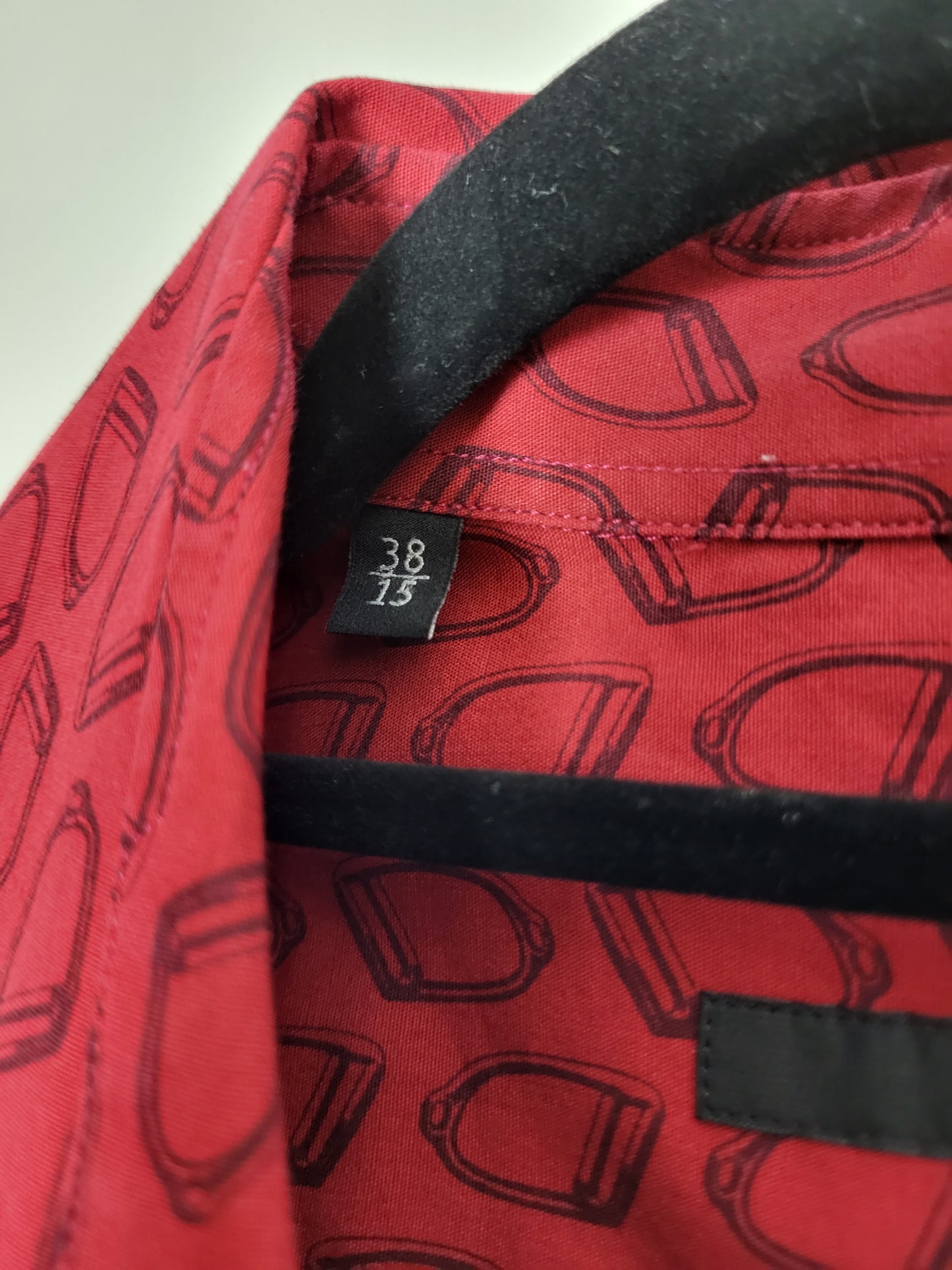 Gucci - Hemd - Print mit Muster - Rot - Herren - L