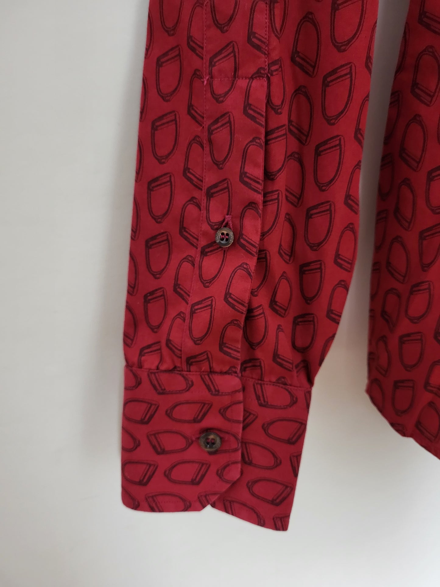 Gucci - Hemd - Print mit Muster - Rot - Herren - L