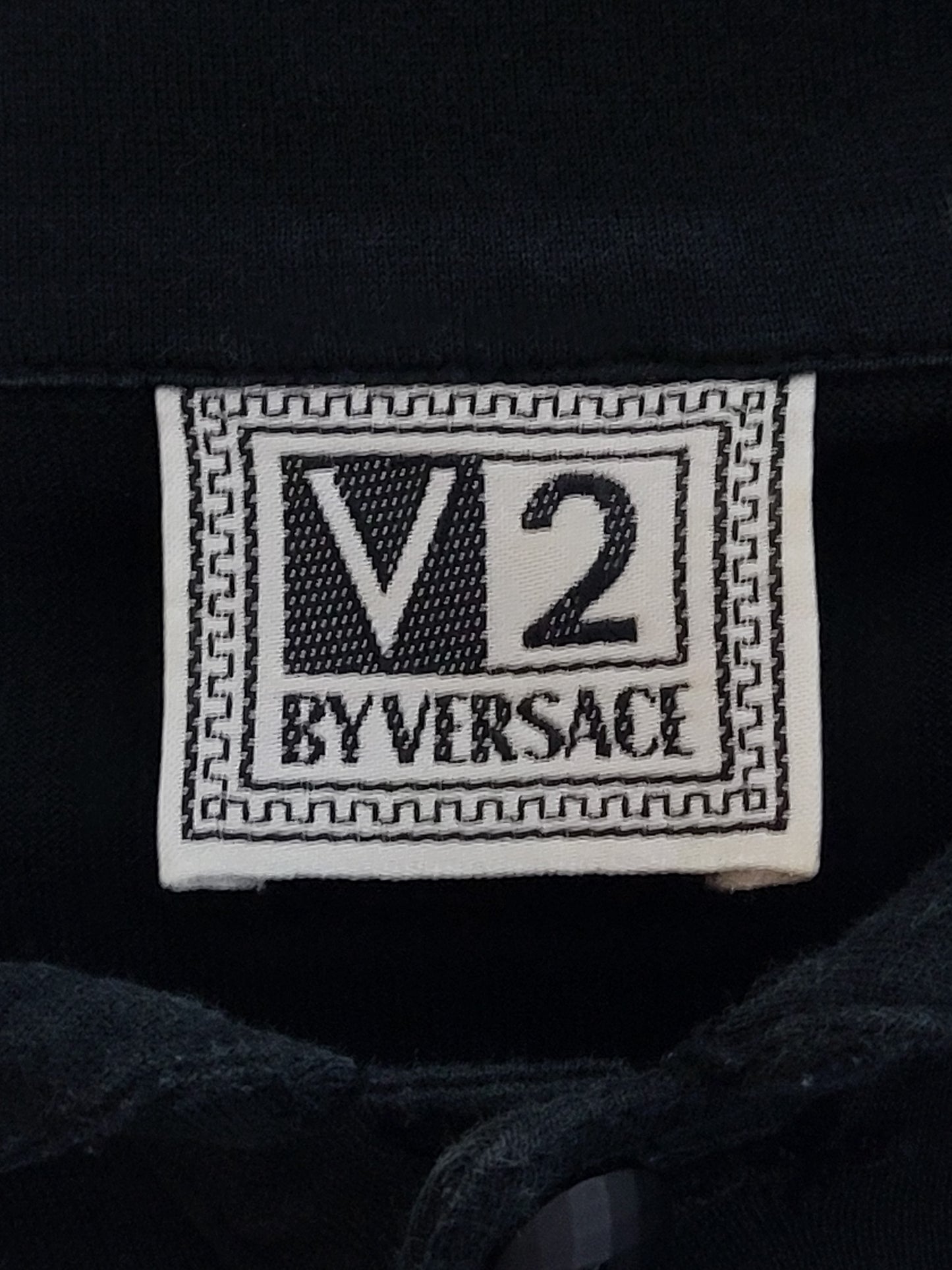 VERSACE V2 Classic - Poloshirt - Exklusiv - Schwarz - Herren - L