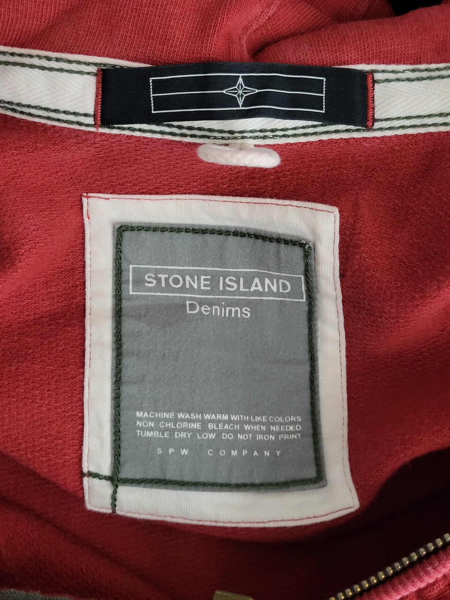 STONE ISLAND - Strickjacke - Sportswear - Rot - Herren - M