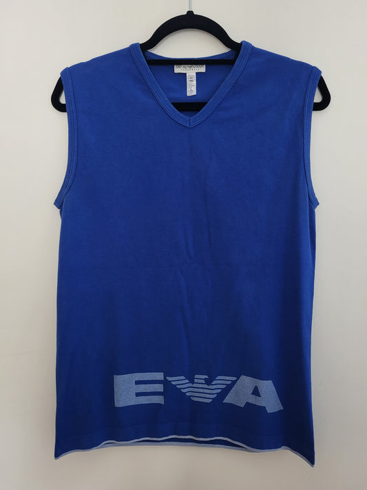 EMPORIO ARMANI - Tanktop - Sportswear - Blau - Herren - L/XL