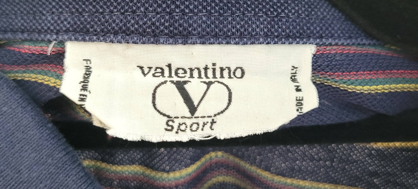 VALENTINO Sport - Poloshirt- Streifen - Bunt - Herren - L