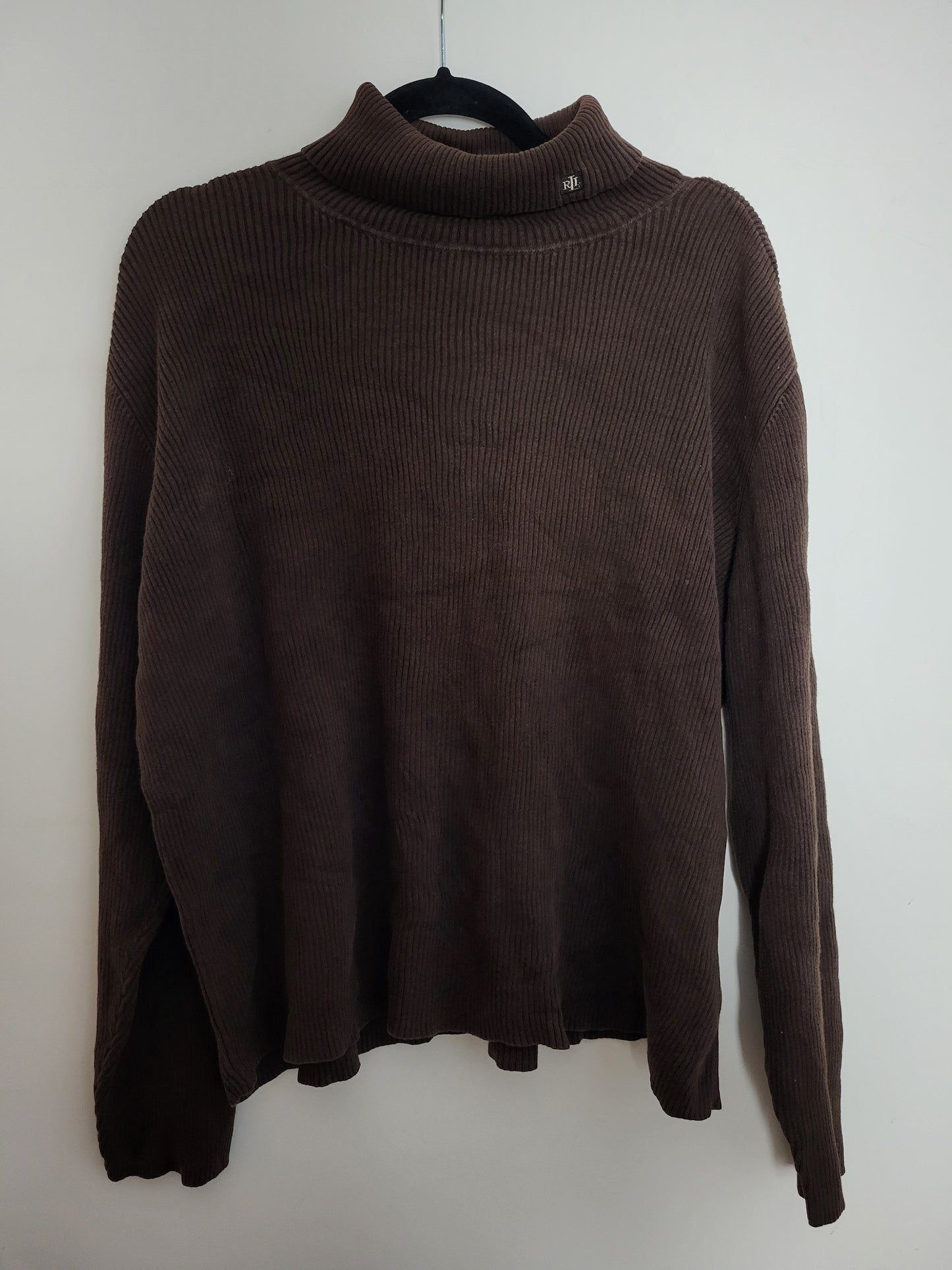 Ralph Lauren - Pullover - Ripp Optik - Braun - Herren - M/L