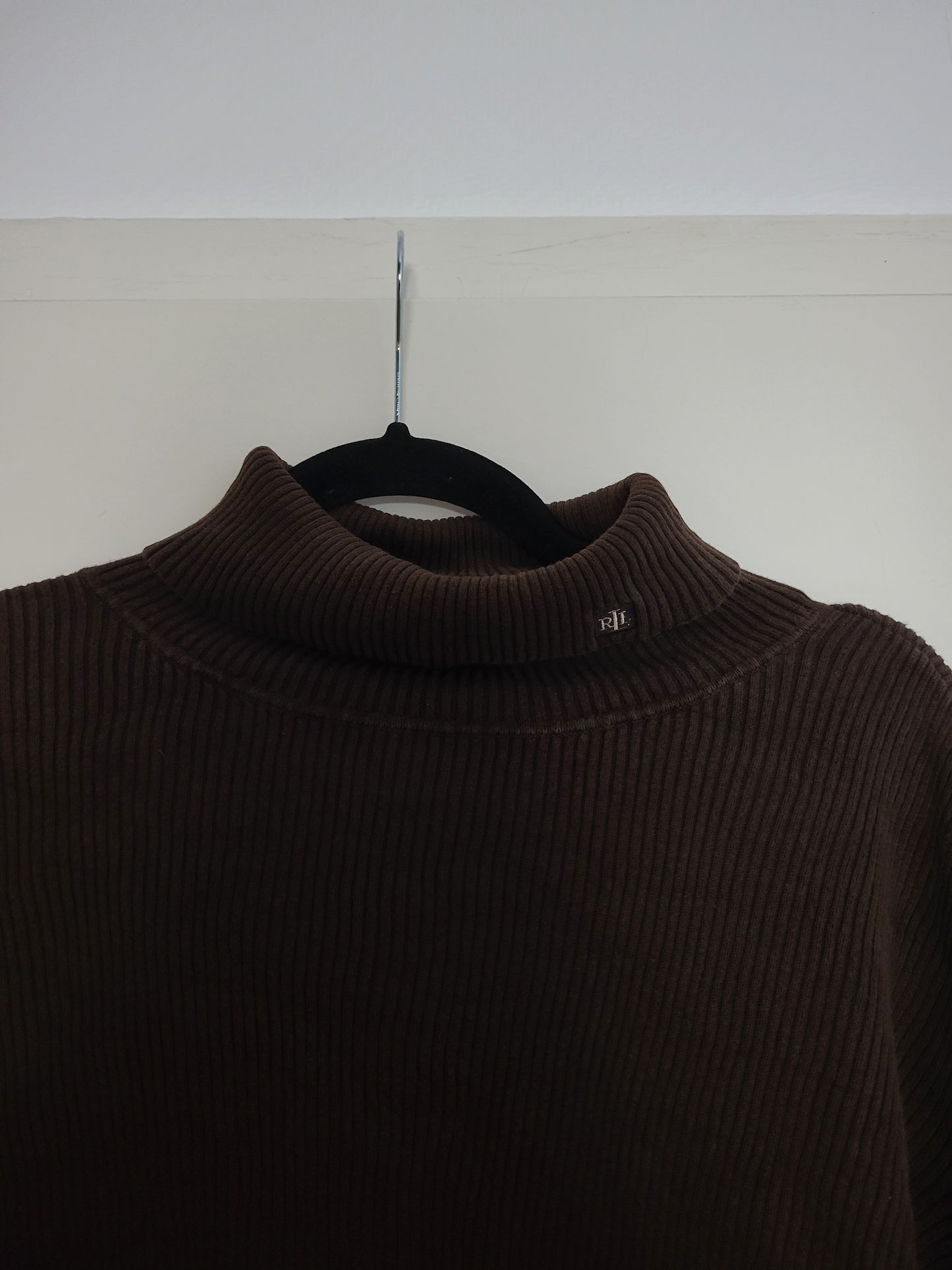 Ralph Lauren - Pullover - Ripp Optik - Braun - Herren - M/L