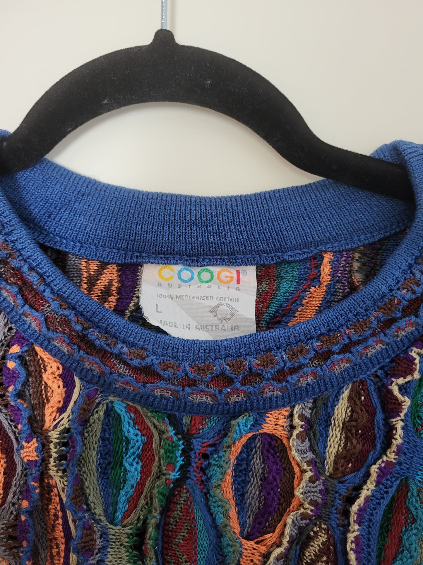 COOGI - Pullover - Muster - Vintage Australia - Bunt - Herren - L