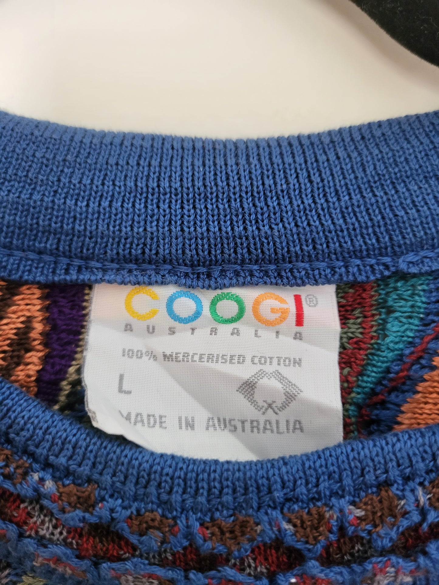 COOGI - Pullover - Muster - Vintage Australia - Bunt - Herren - L