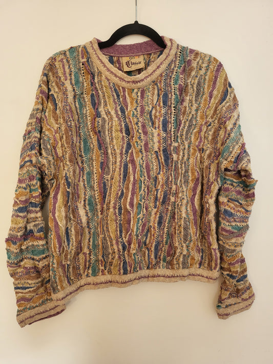 COOGI Classic- Pullover - Muster - Vintage Australia - Bunt - Damen - M