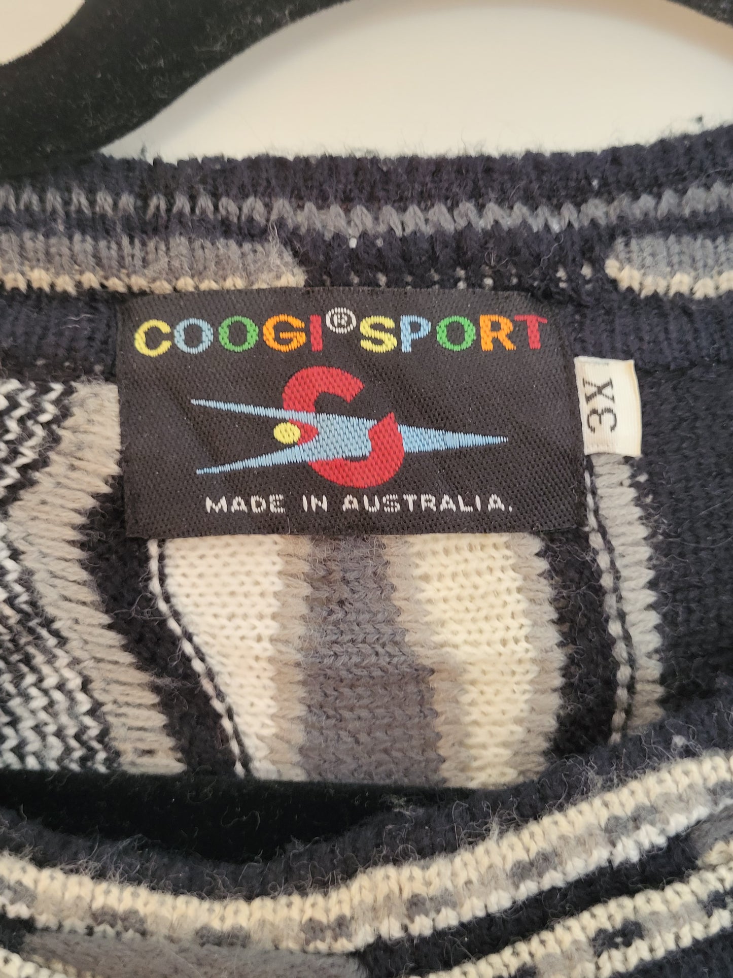 COOGI Sport - Pullover - Muster - Vintage Australia - Bunt - Herren - 3XL