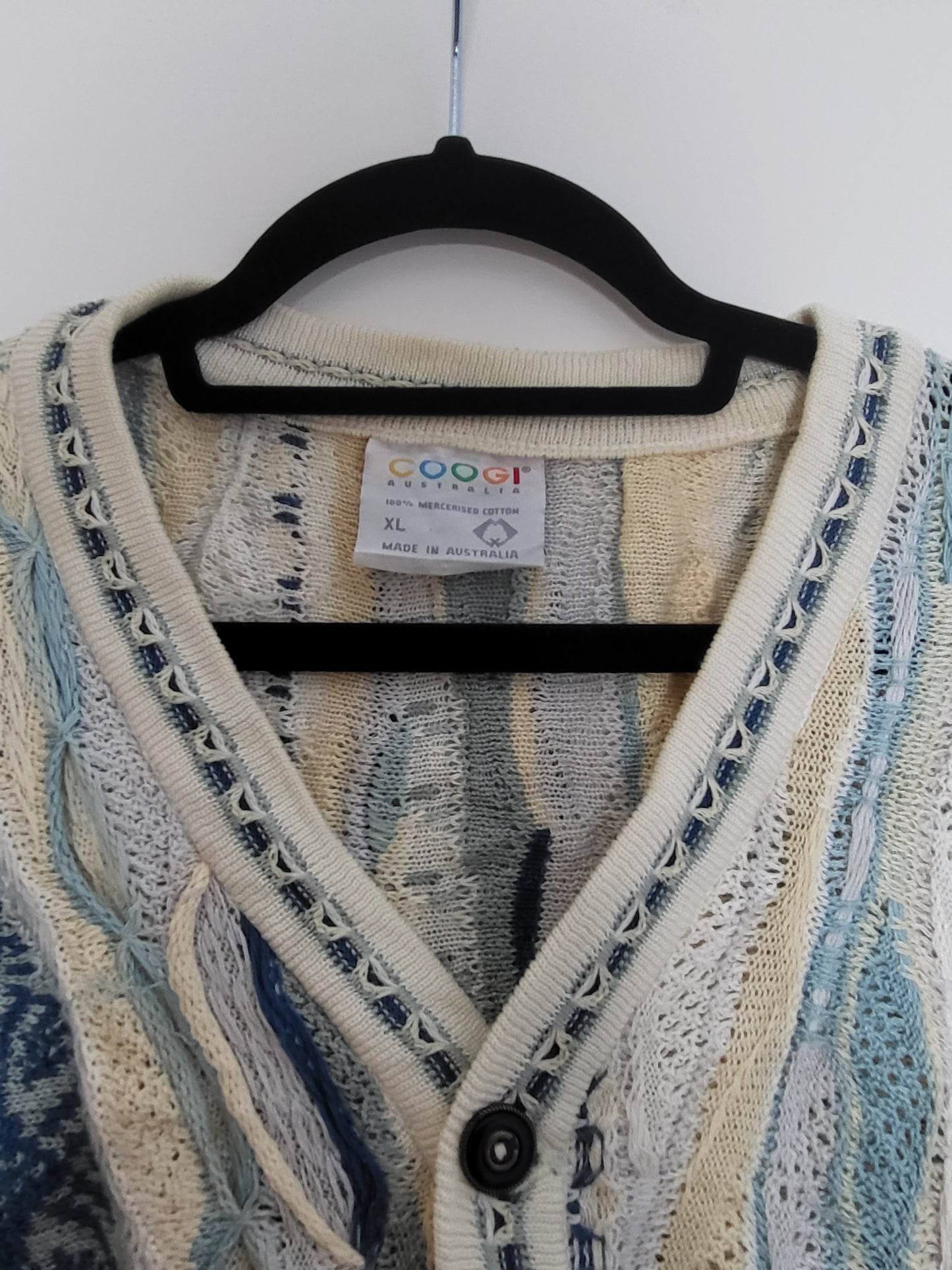 COOGI - Cardigan - Muster - Vintage Australia - Bunt - Herren - XL