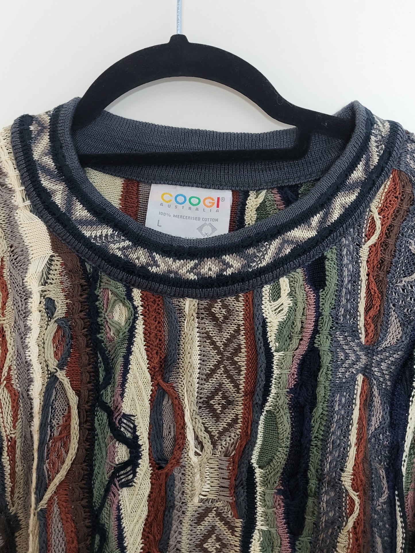 COOGI - Pullover - Muster - Vintage Australia - Bunt - Herren - L