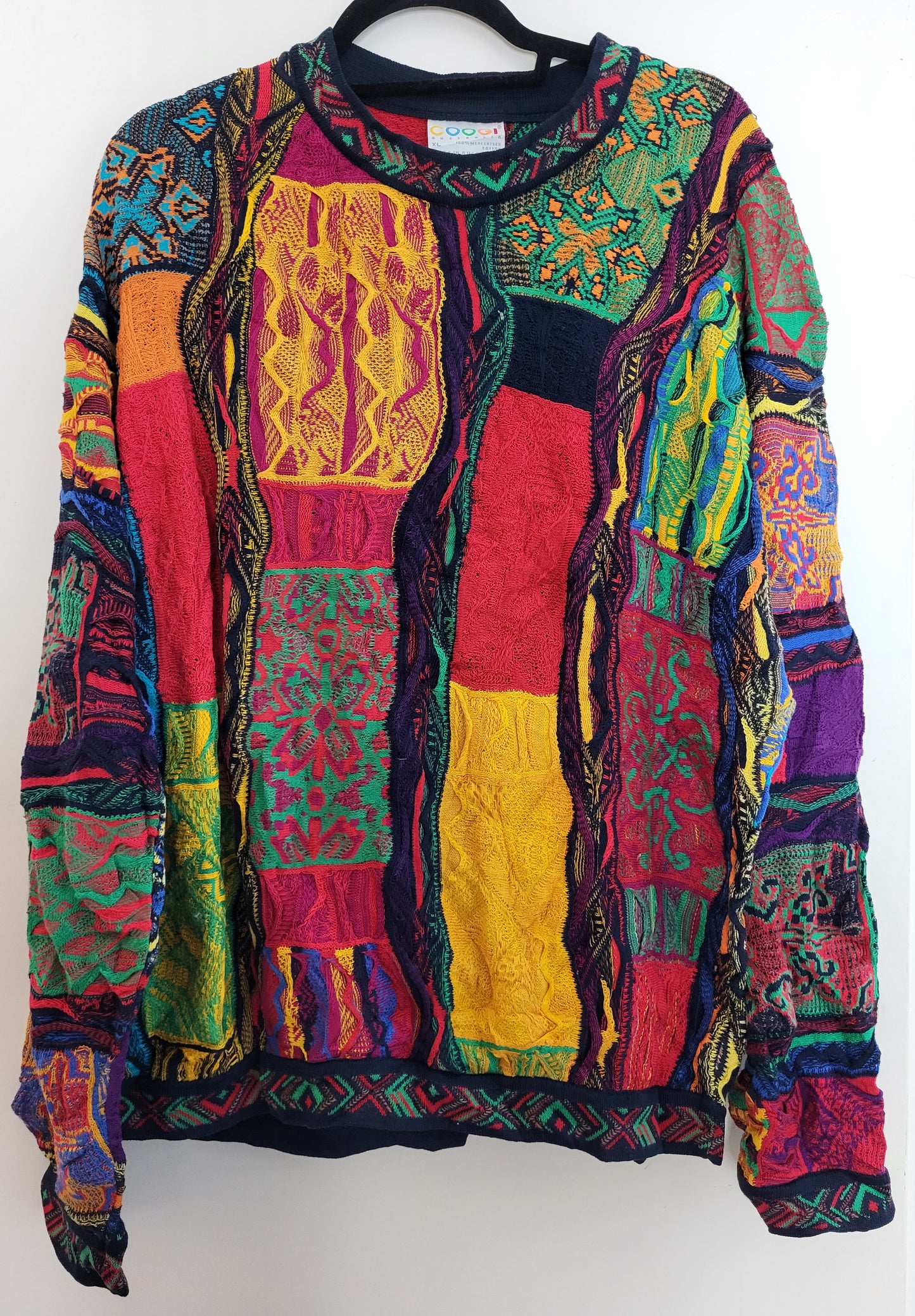 COOGI - Pullover - Muster - Vintage Australia - Bunt - Herren - XL