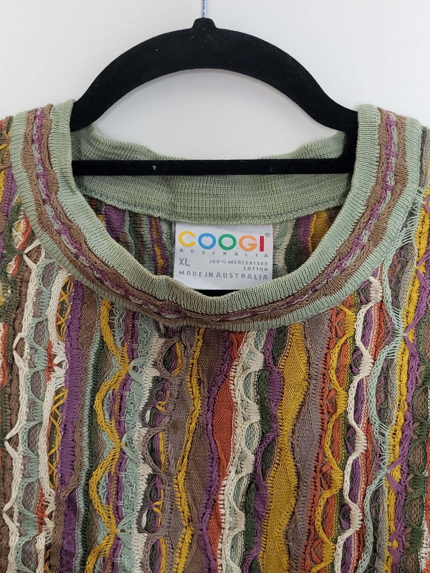 COOGI - Pullover - Muster - Vintage Australia - Bunt - Herren - XL