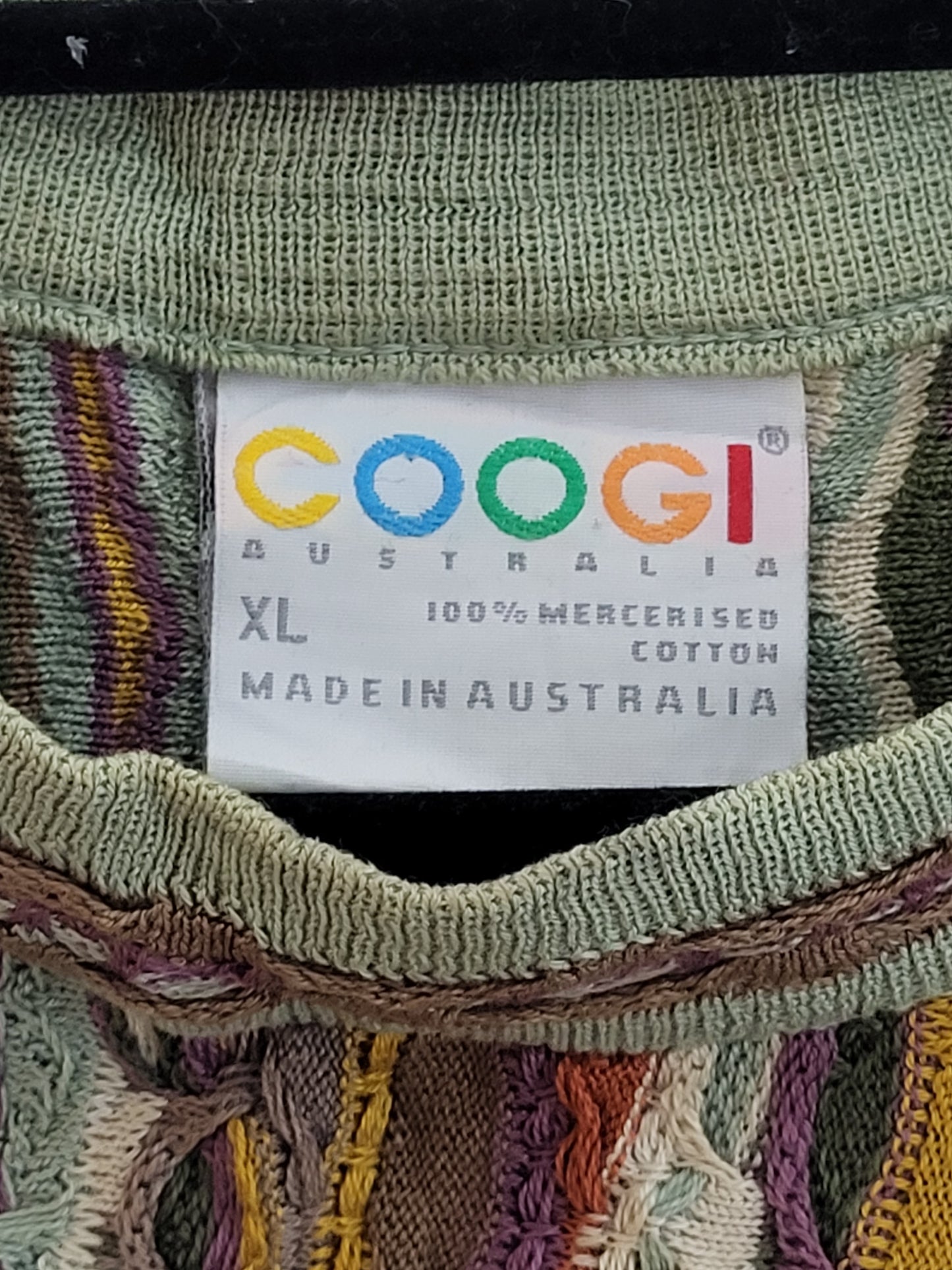 COOGI - Pullover - Muster - Vintage Australia - Bunt - Herren - XL