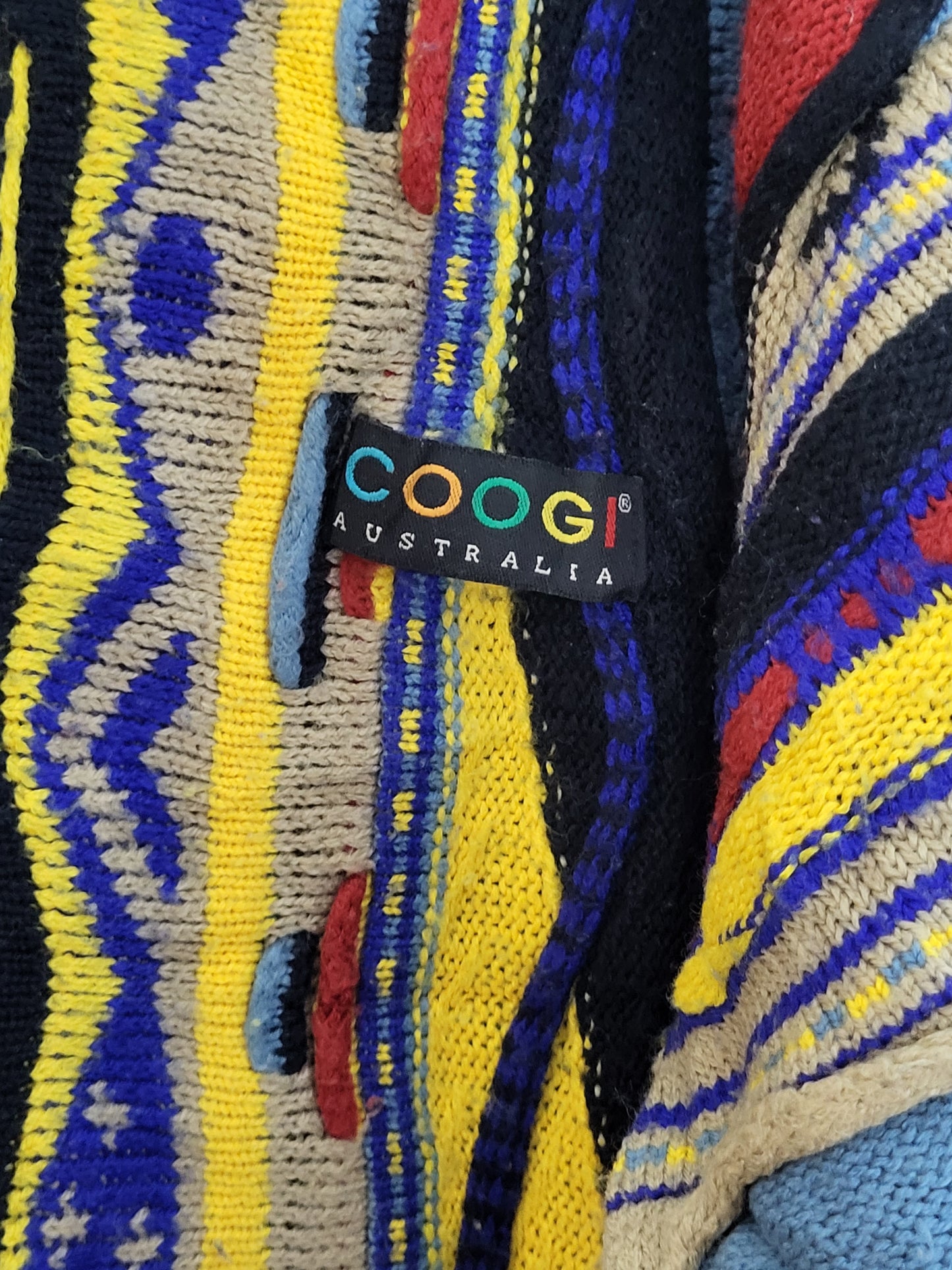 COOGI - Pullover - Muster - Vintage Australia - Bunt - Herren - XXL