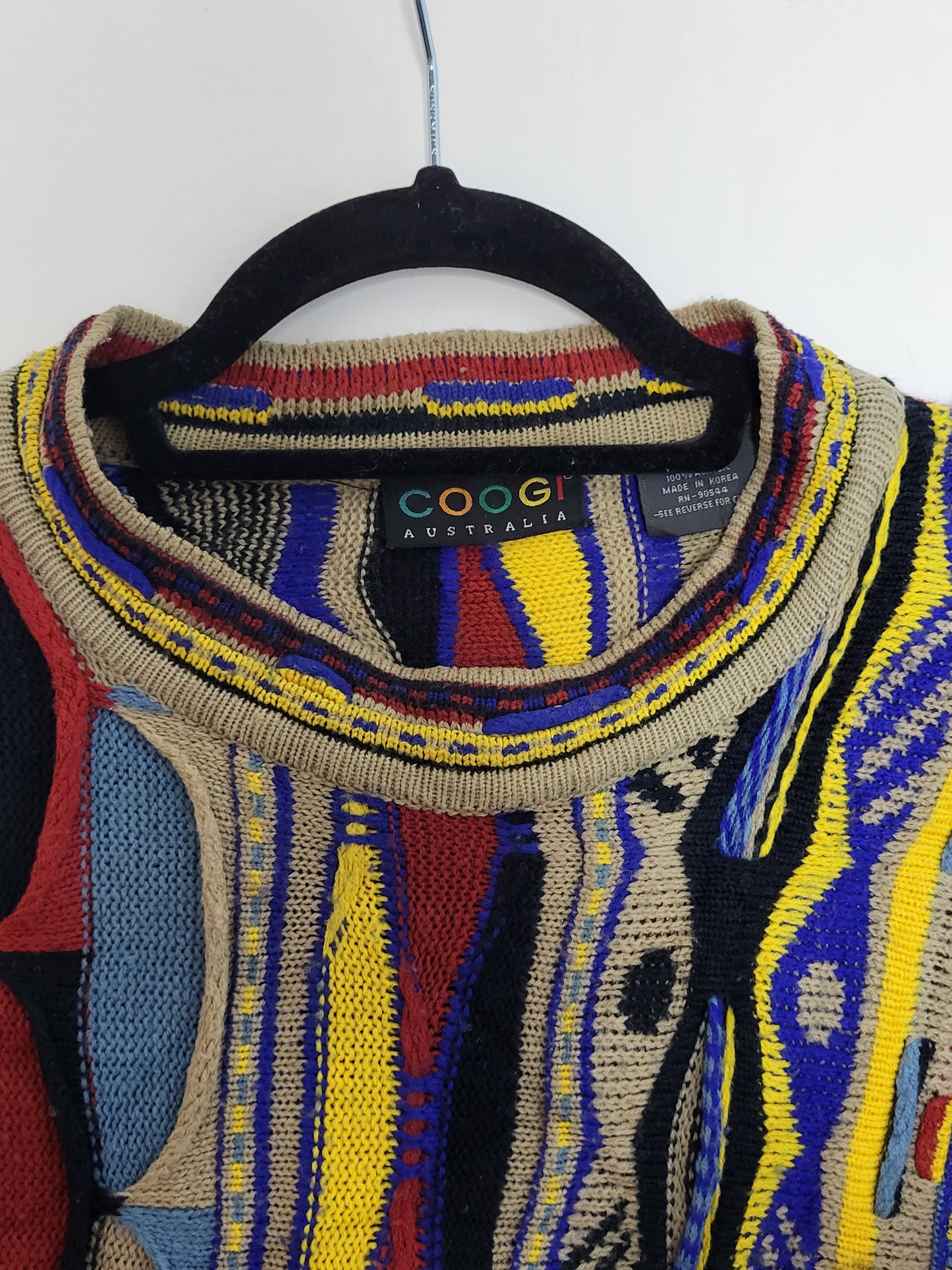 COOGI - Pullover - Muster - Vintage Australia - Bunt - Herren - XXL