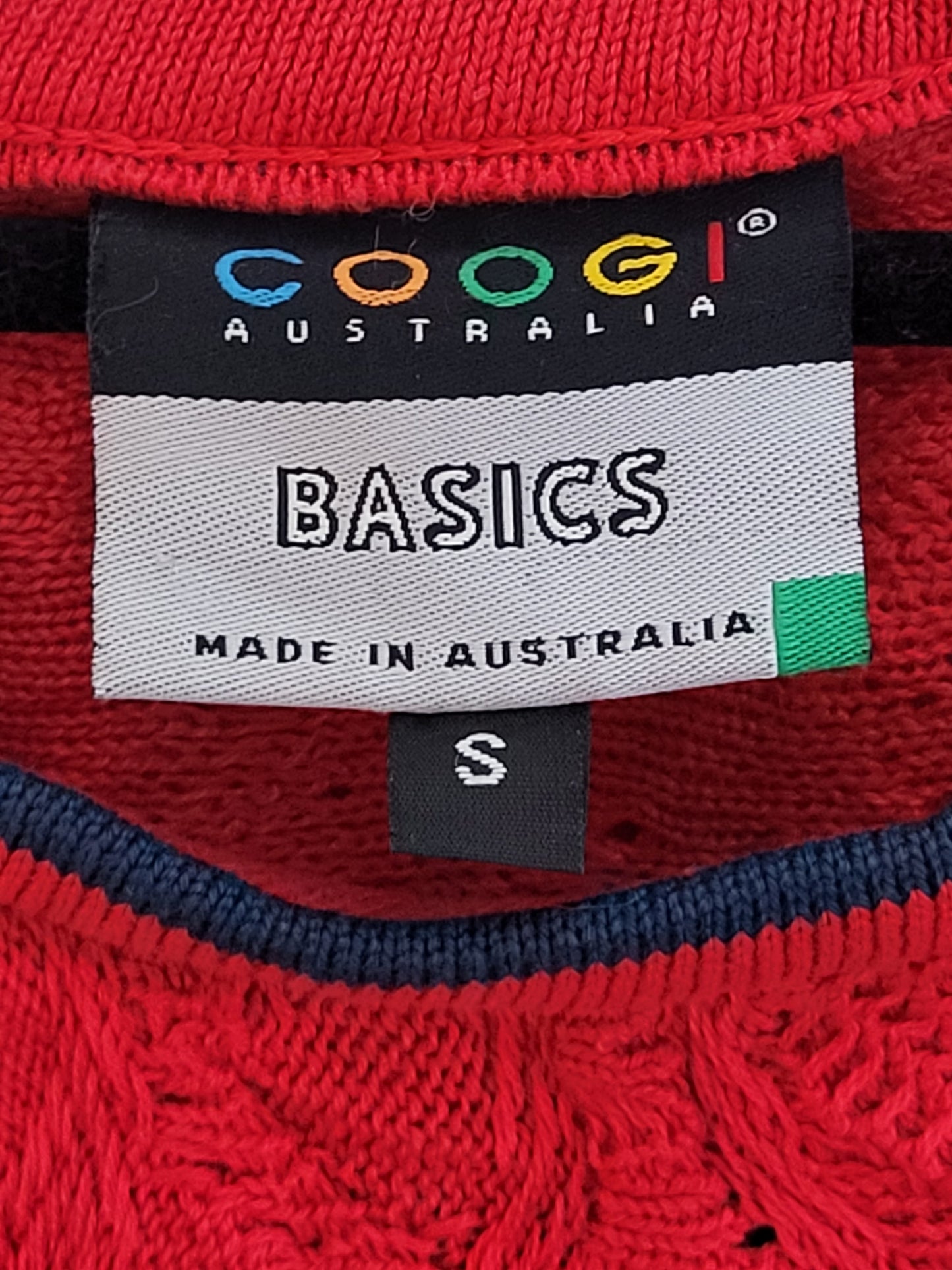 COOGI Basic - Pullover - Knit - Vintage Australia - Rot - Kinder - S
