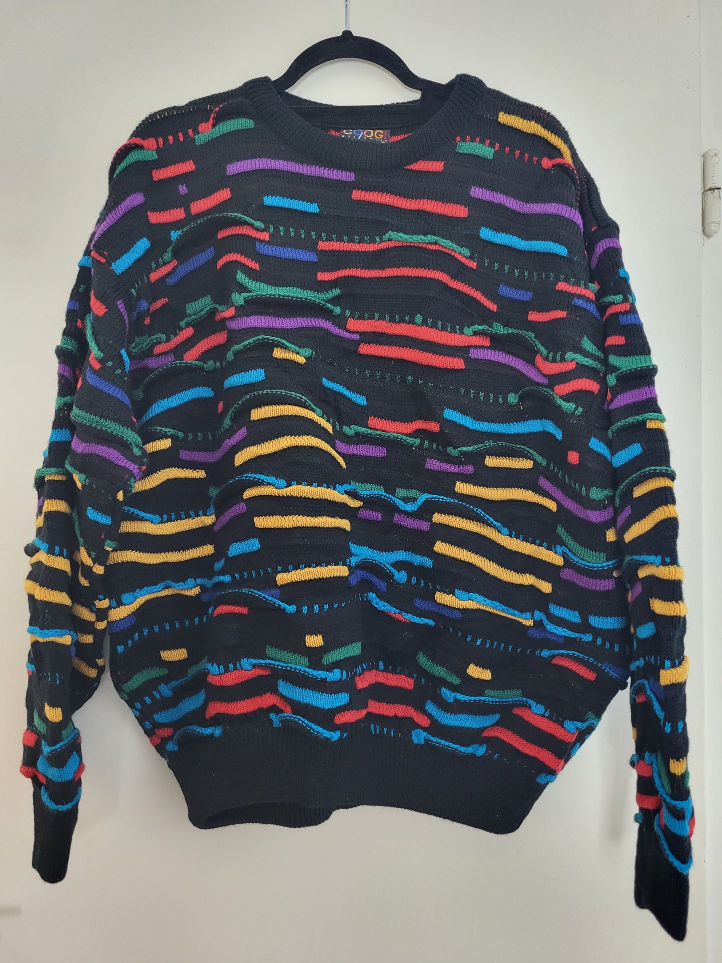 COOGI - Pullover - Muster - Vintage Australia - Bunt - Herren - L (NEUWERTIG)