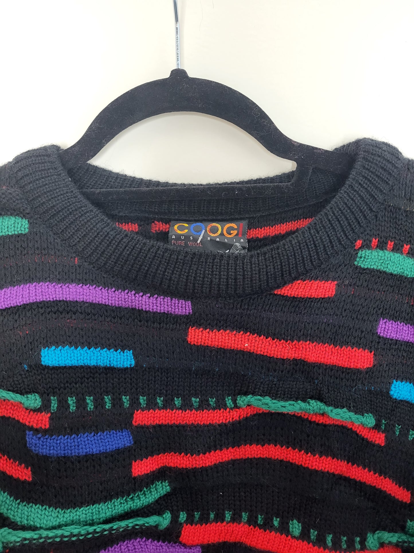 COOGI - Pullover - Muster - Vintage Australia - Bunt - Herren - L (NEUWERTIG)