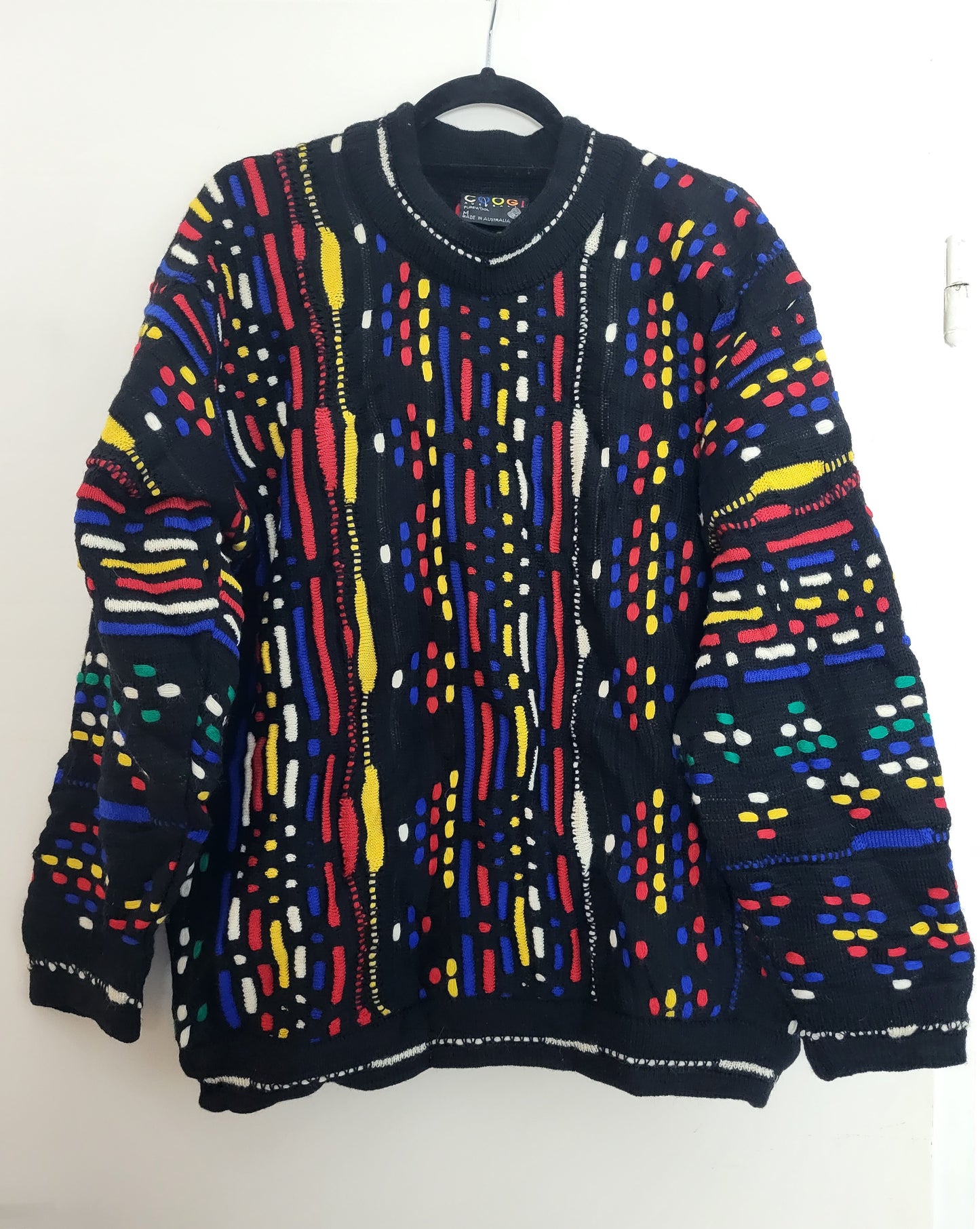 COOGI - Pullover - Muster - Vintage Australia - Bunt - Herren - M/L (NEUWERTIG)