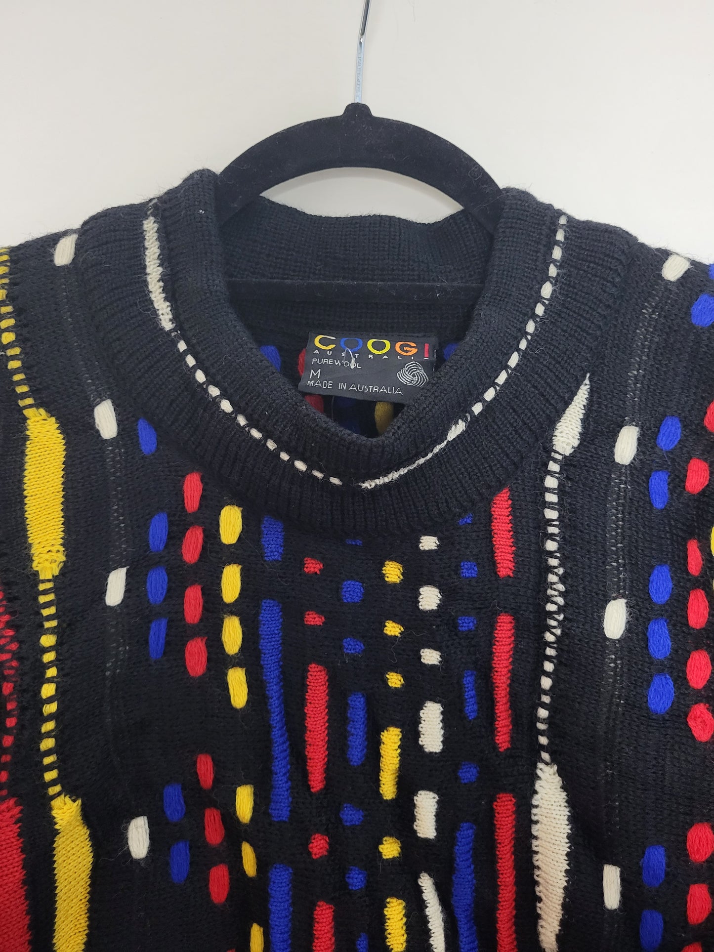 COOGI - Pullover - Muster - Vintage Australia - Bunt - Herren - M/L (NEUWERTIG)