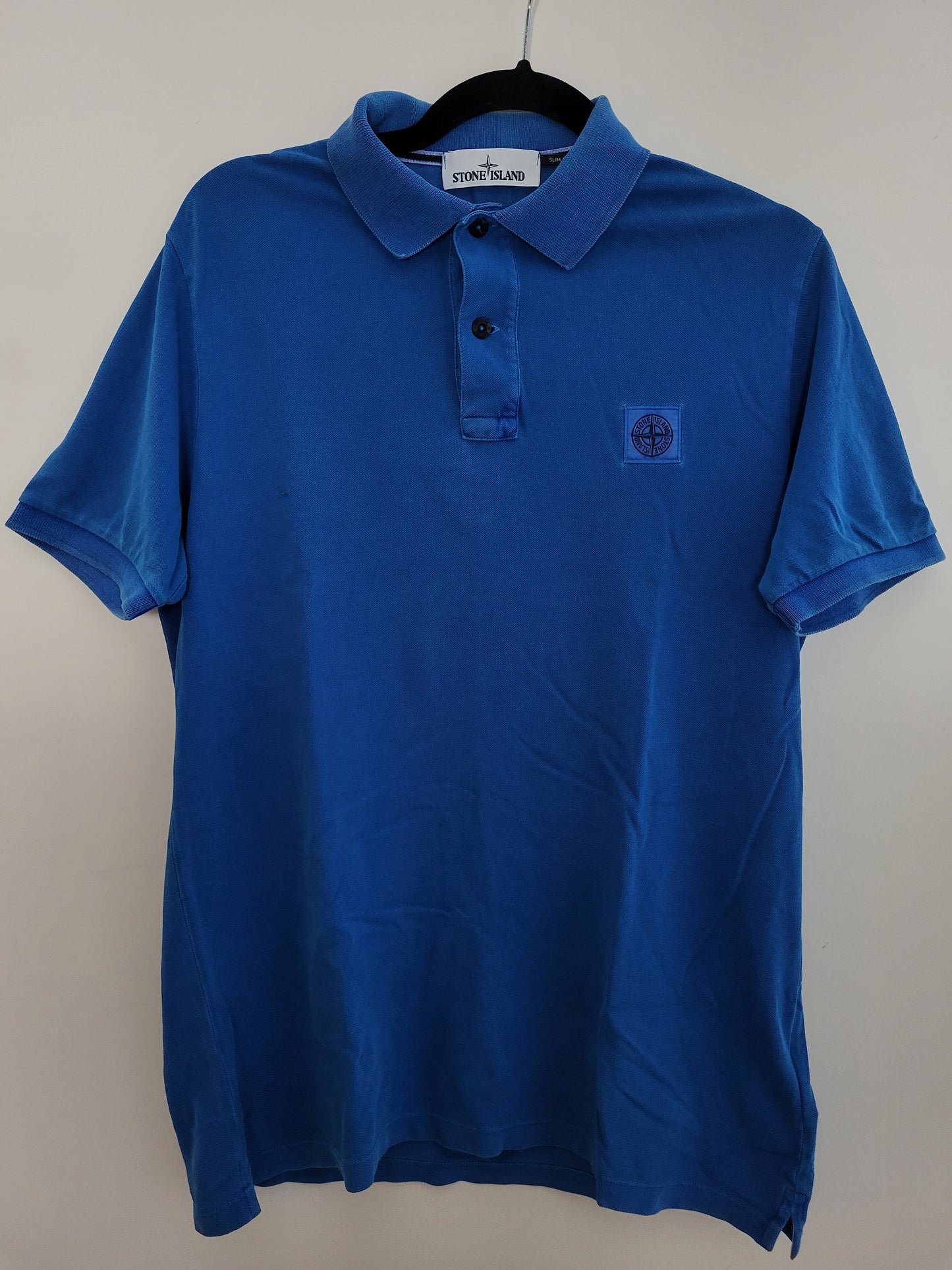 STONE ISLAND - Poloshirt - Klassisch - Blau - Herren - L