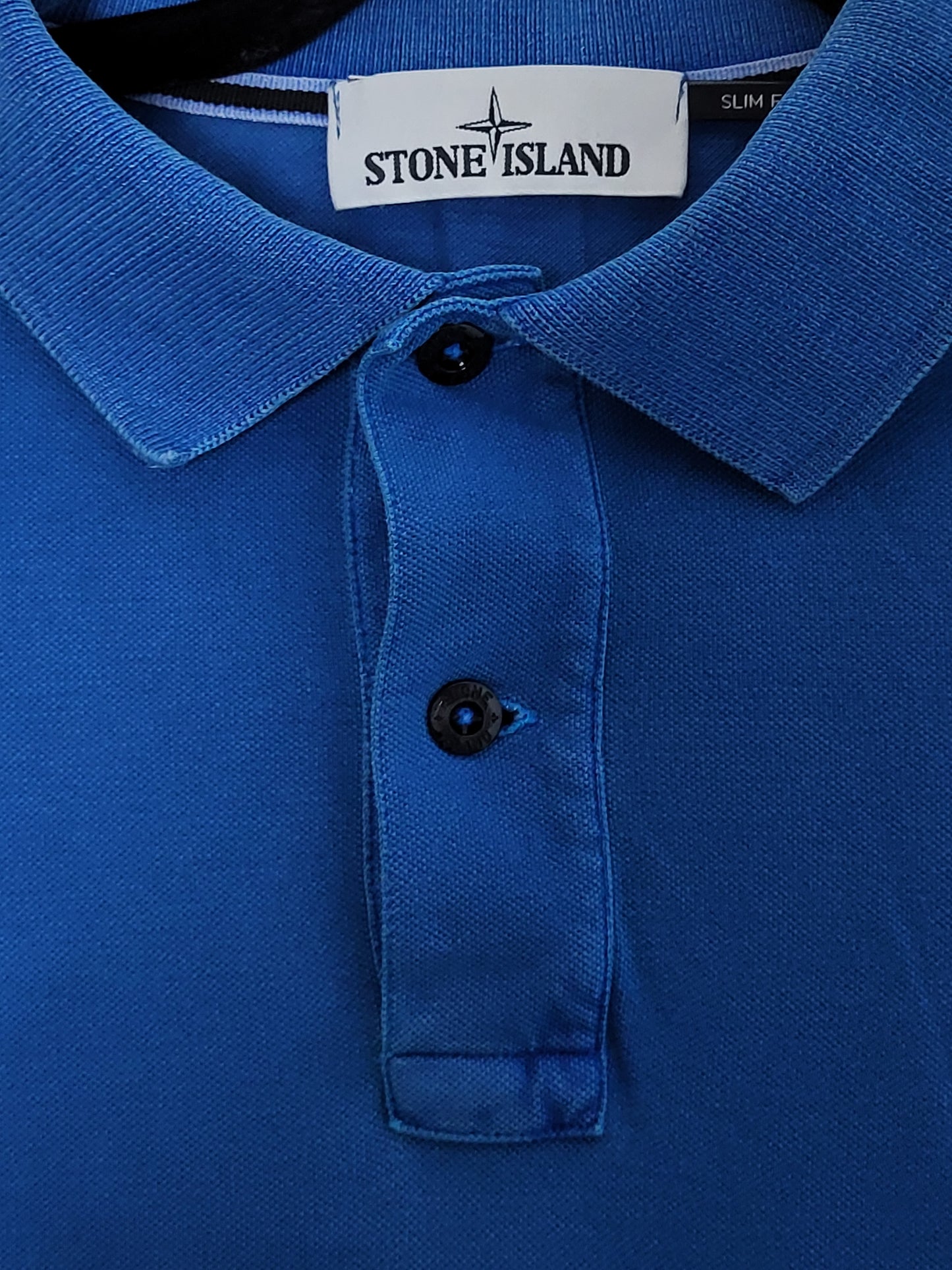 STONE ISLAND - Poloshirt - Klassisch - Blau - Herren - L