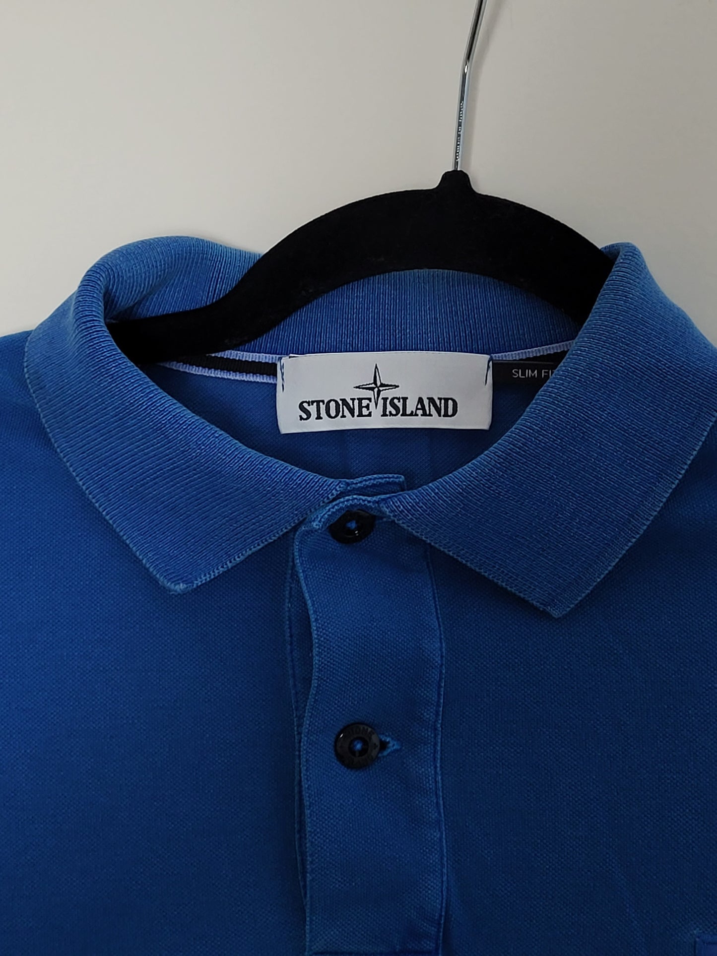 STONE ISLAND - Poloshirt - Klassisch - Blau - Herren - L