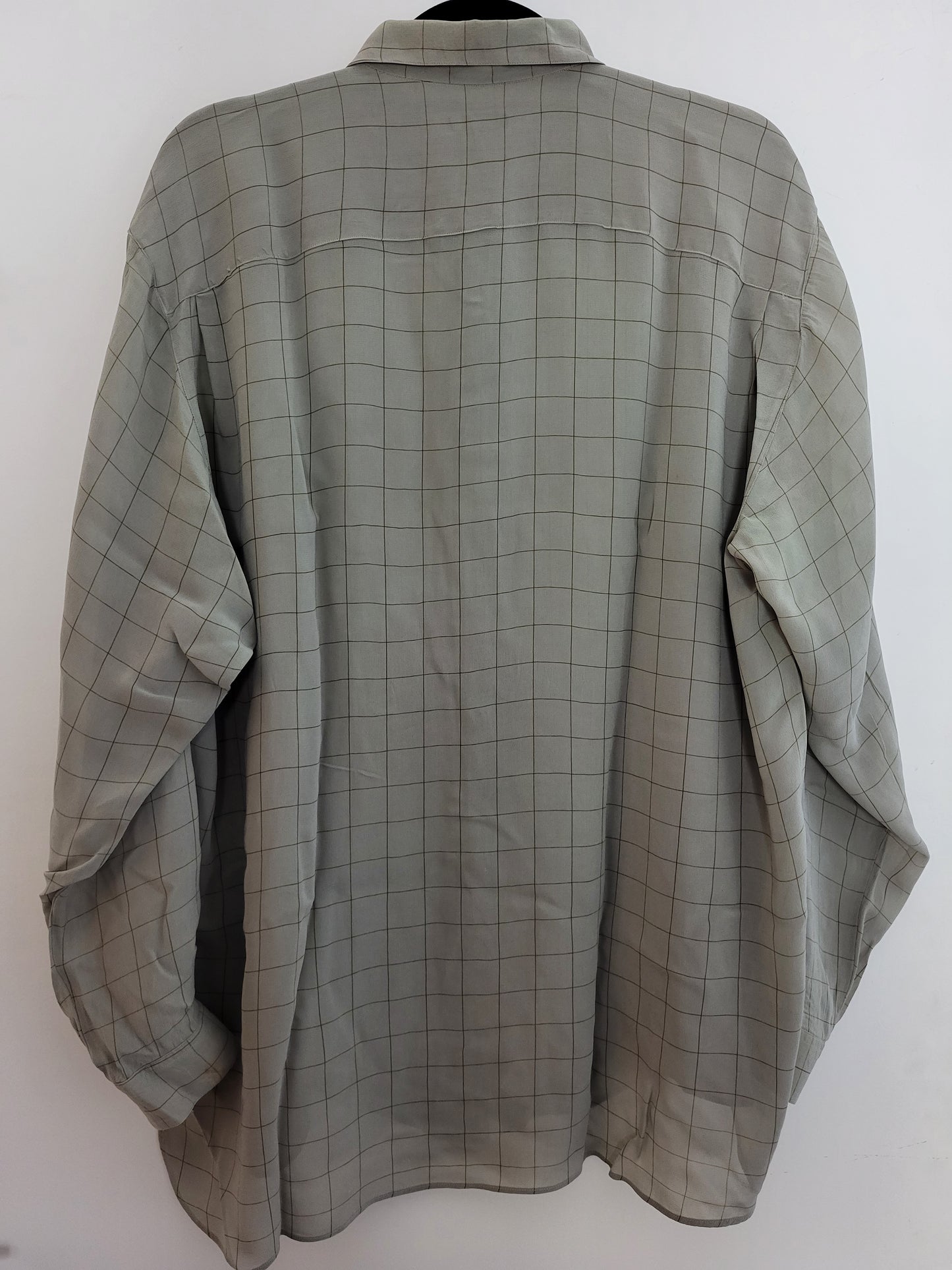 GIORGIO ARMANI - Hemd - Klassisch mit Muster - Vintage - Oliv - Herren - XL