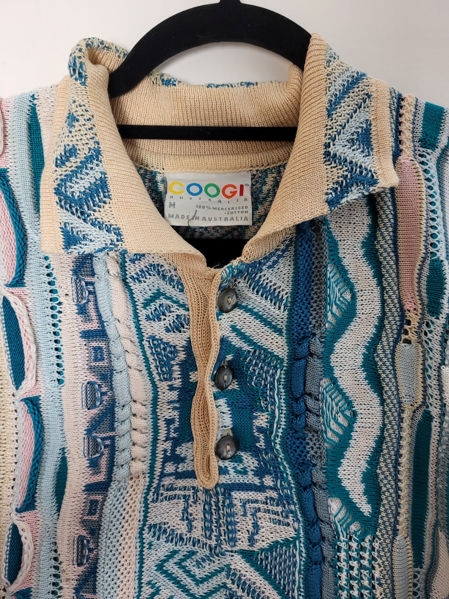 COOGI - Pullover - Muster - Vintage Australia - Bunt - Herren - M