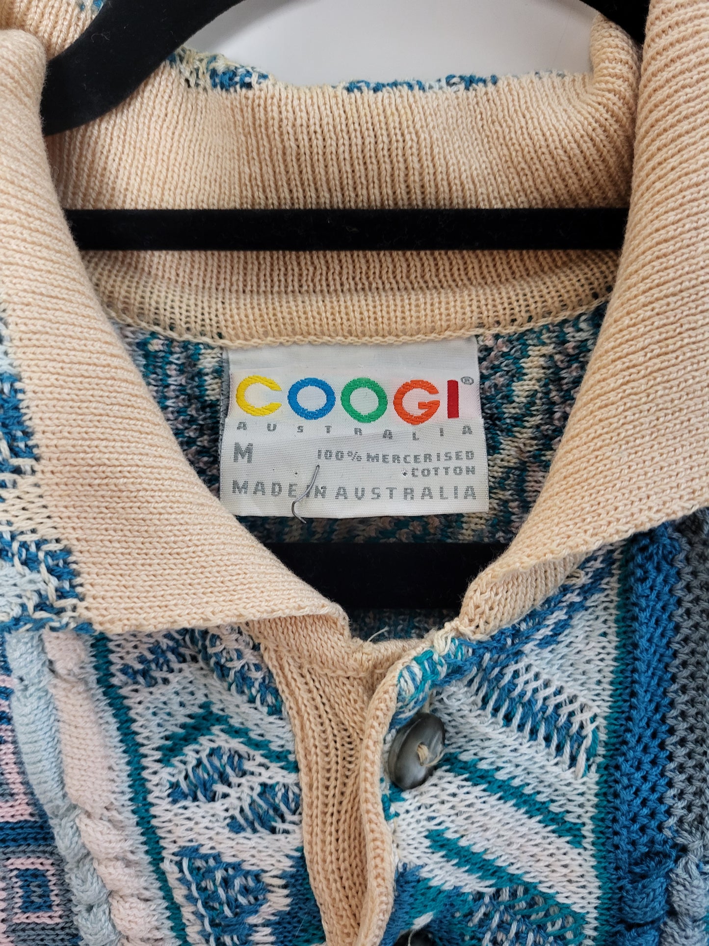 COOGI - Pullover - Muster - Vintage Australia - Bunt - Herren - M