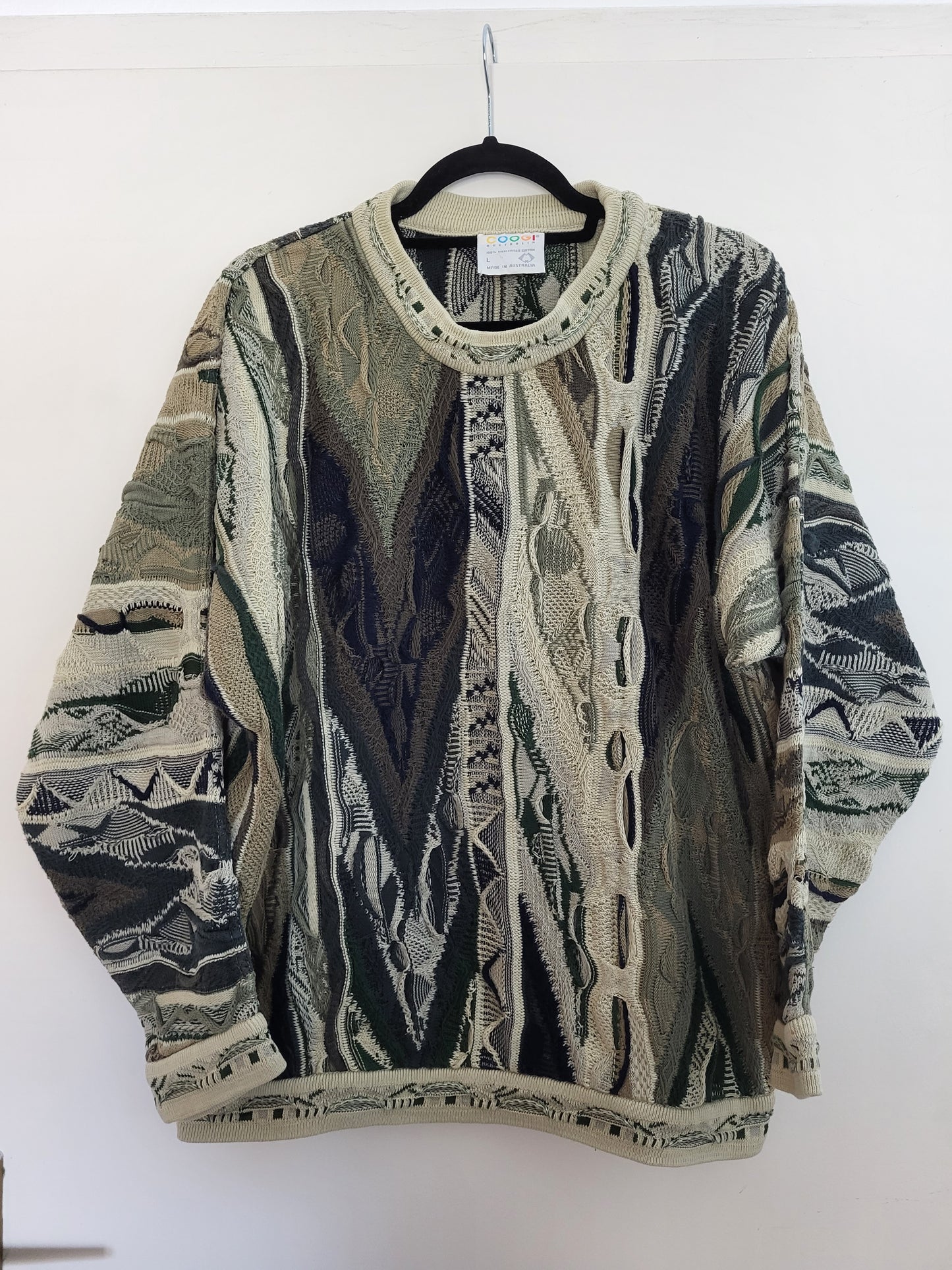 COOGI - Pullover - Muster - Vintage Australia - Bunt - Herren - L