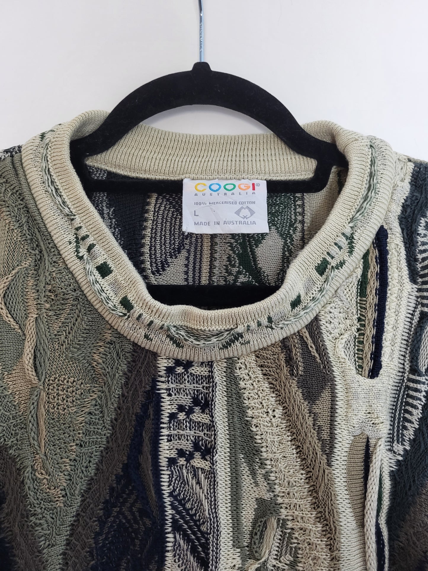 COOGI - Pullover - Muster - Vintage Australia - Bunt - Herren - L