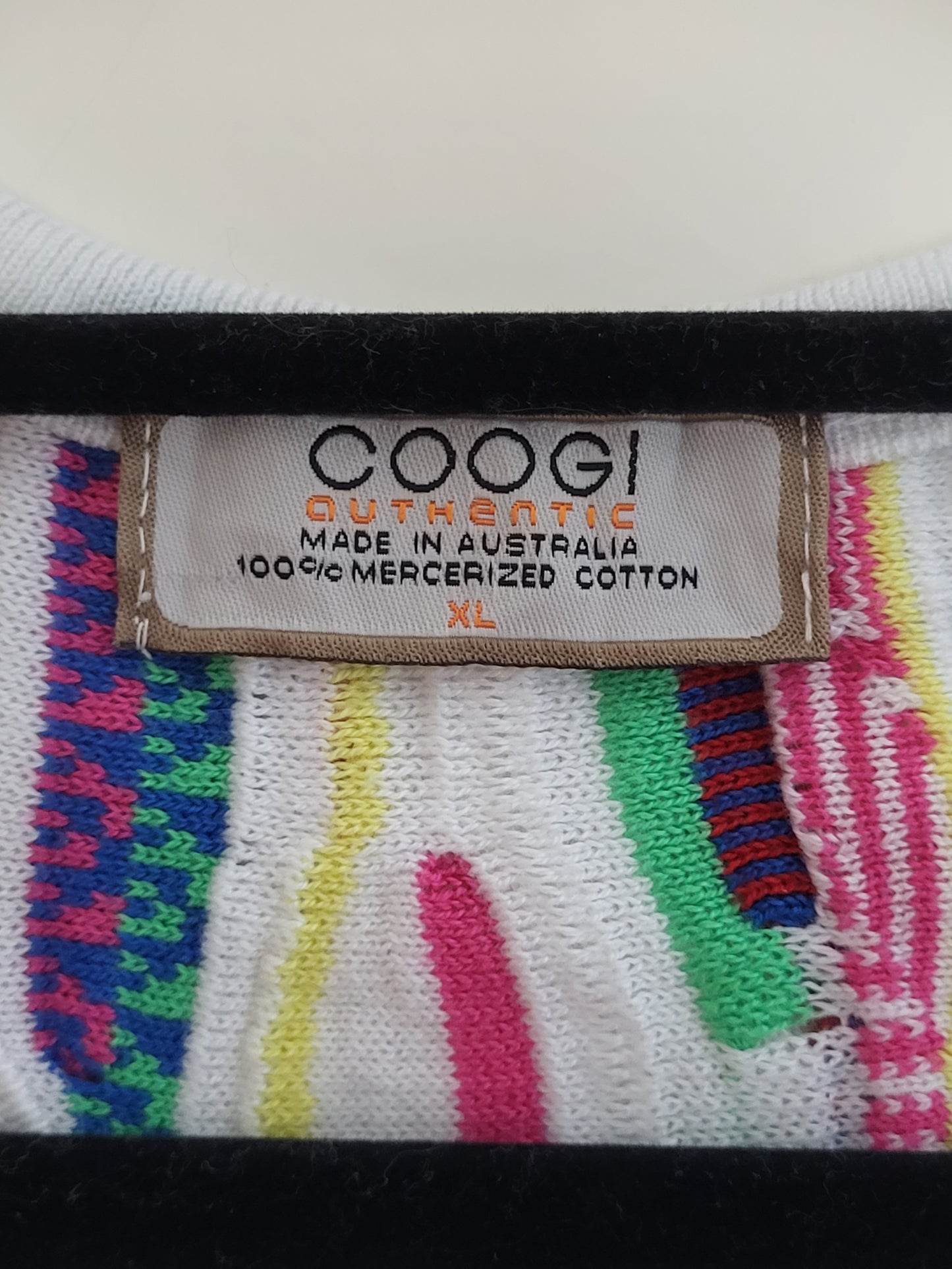 COOGI - Top - Muster - Vintage Australia - Bunt - Damen - XL