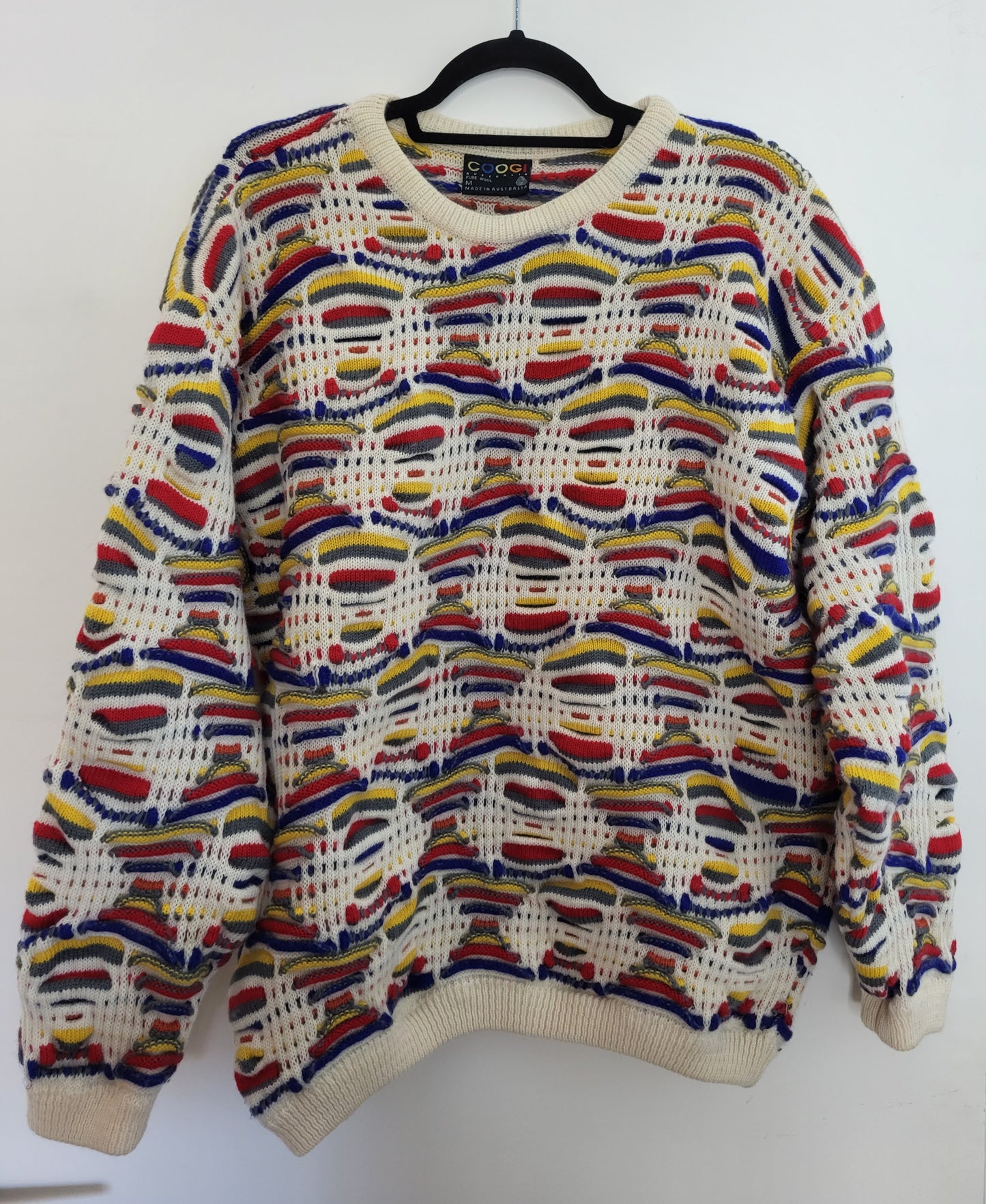 COOGI - Pullover - Muster - Vintage Australia - Bunt - Herren - M/L