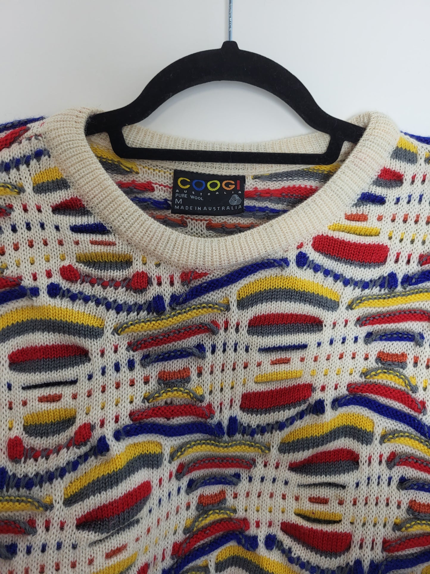 COOGI - Pullover - Muster - Vintage Australia - Bunt - Herren - M/L