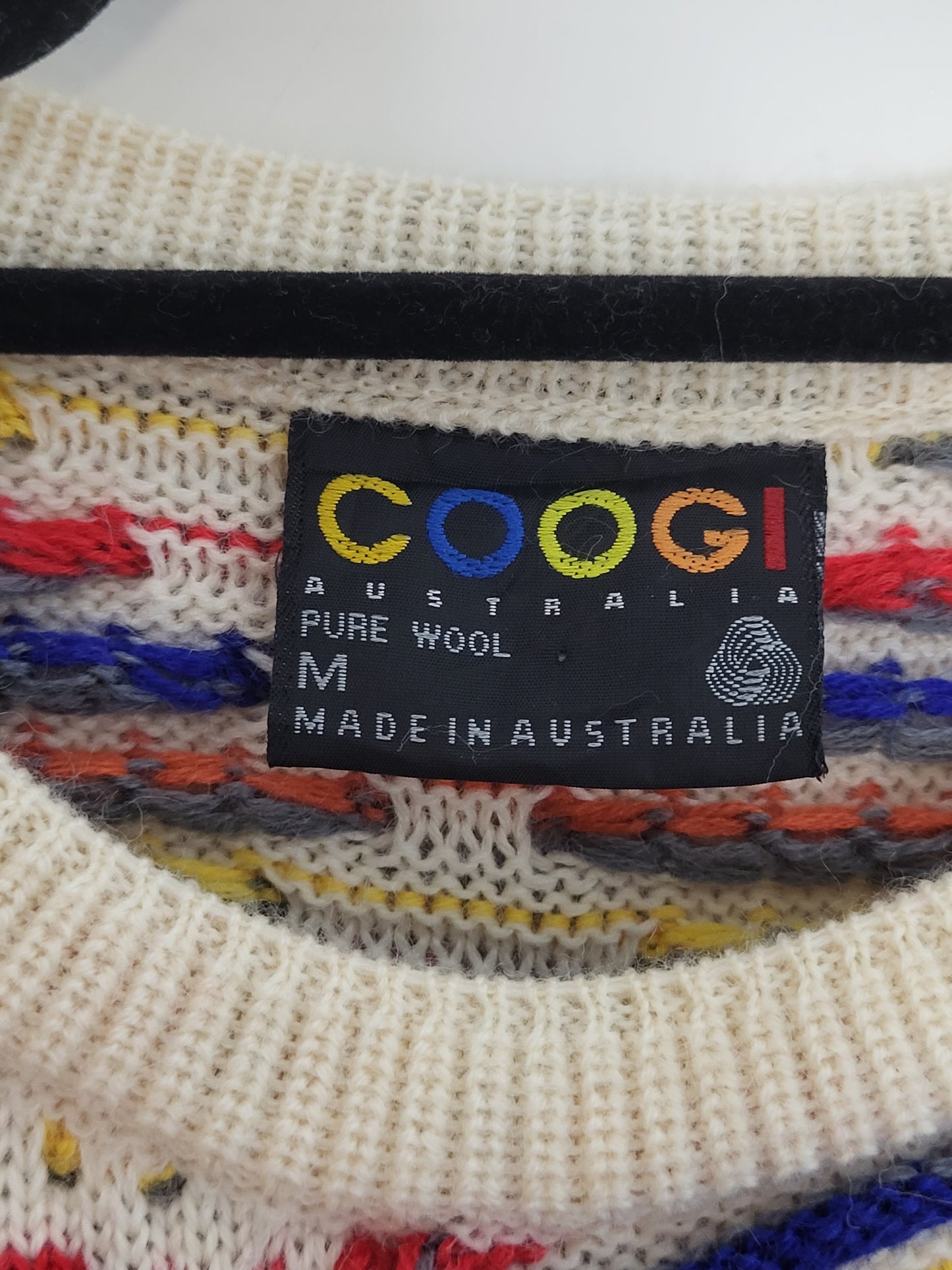 COOGI - Pullover - Muster - Vintage Australia - Bunt - Herren - M/L