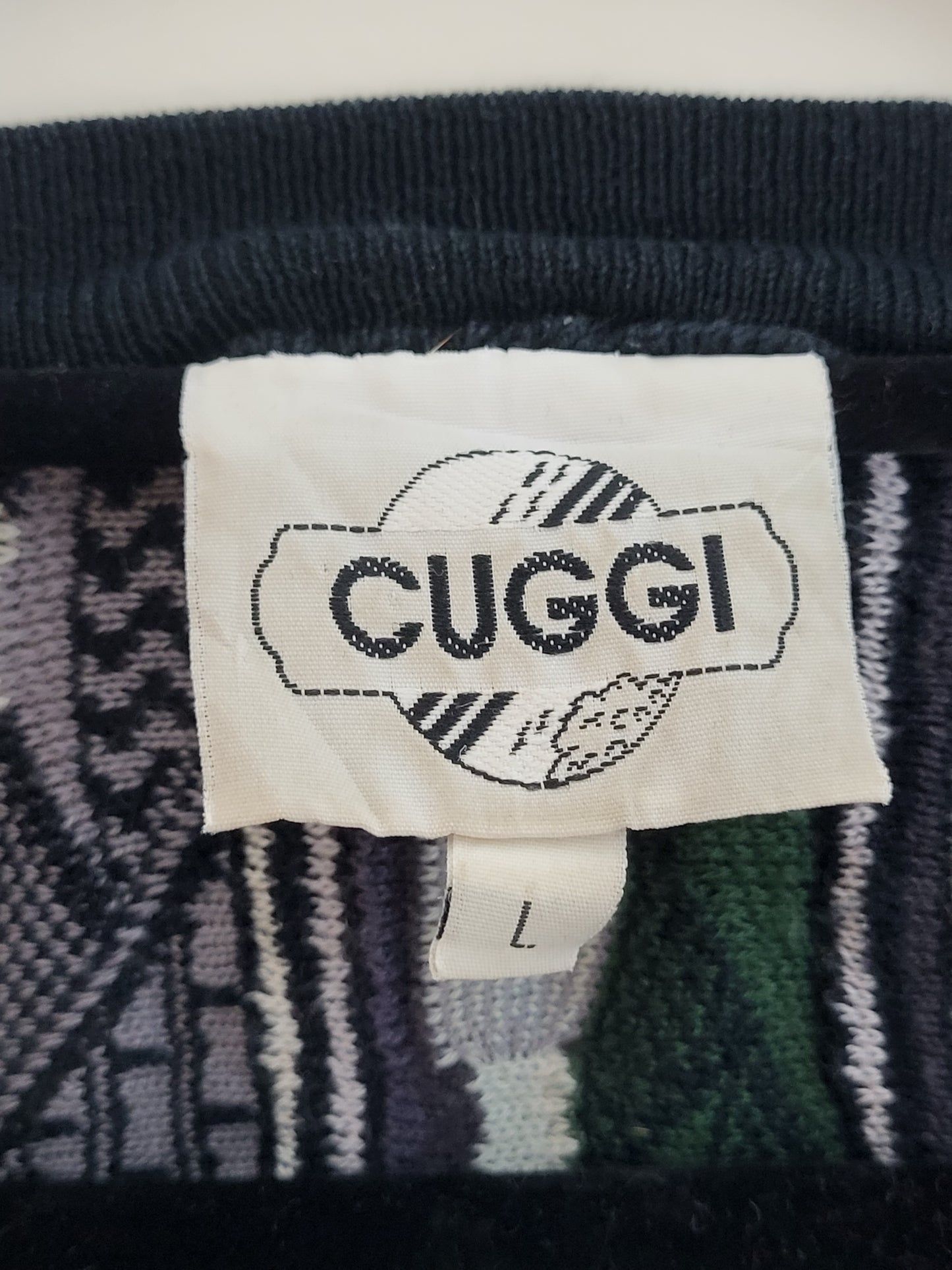 CUGGI/COOGI - Cardigan - Muster - Vintage Australia - Bunt - Herren - M/L