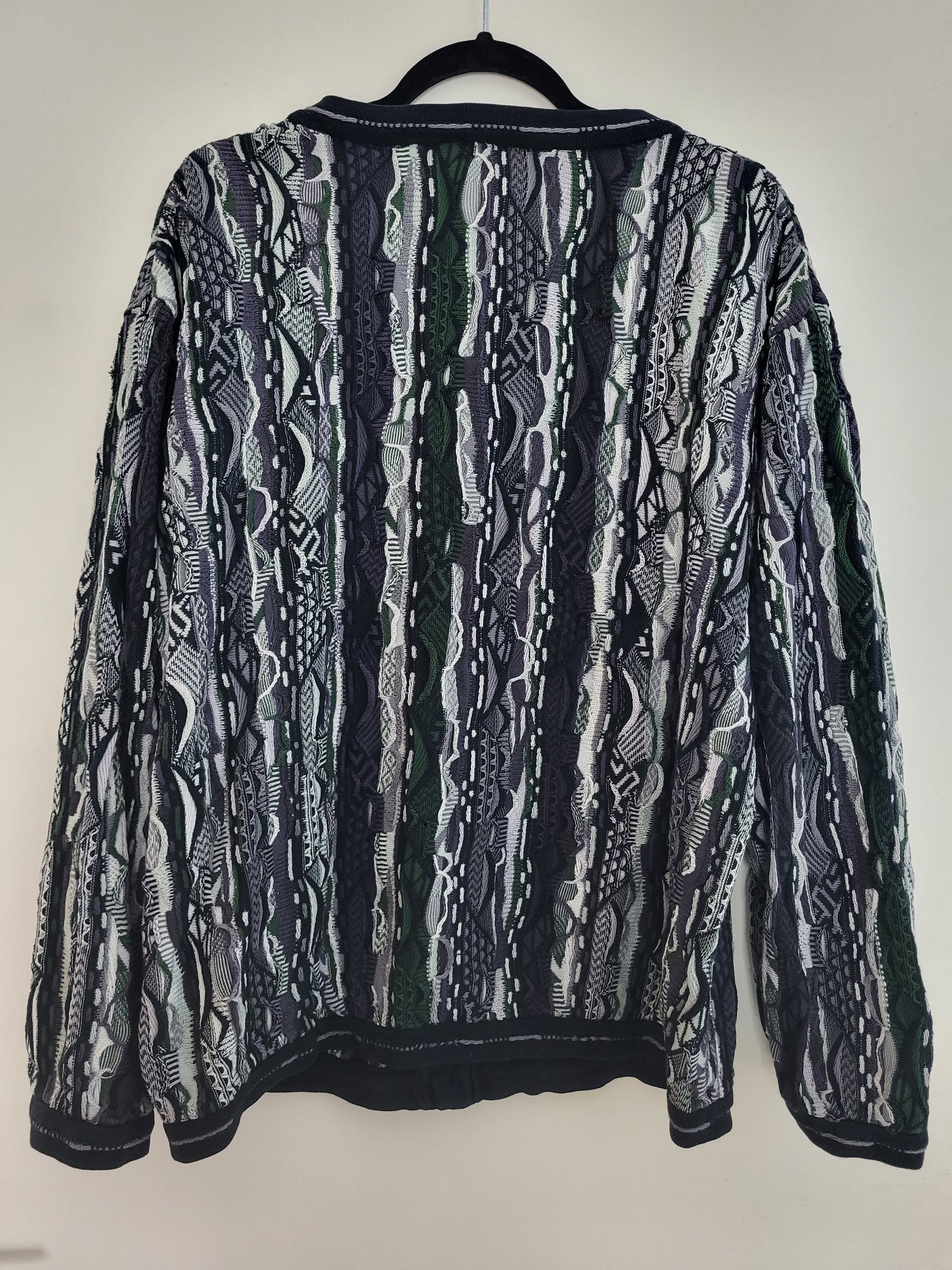 CUGGI/COOGI - Cardigan - Muster - Vintage Australia - Bunt - Herren - M/L