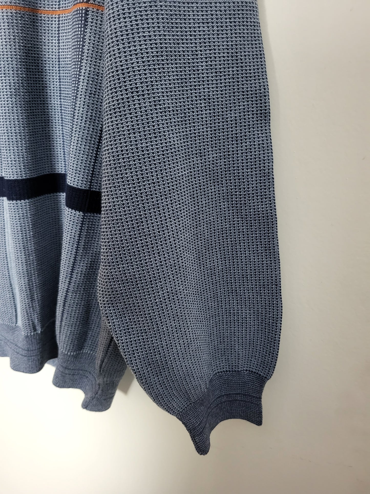 BAILEYS Menswear - Pullover - Muster - Vintage Italy - Grau mit Muster - Herren - XL