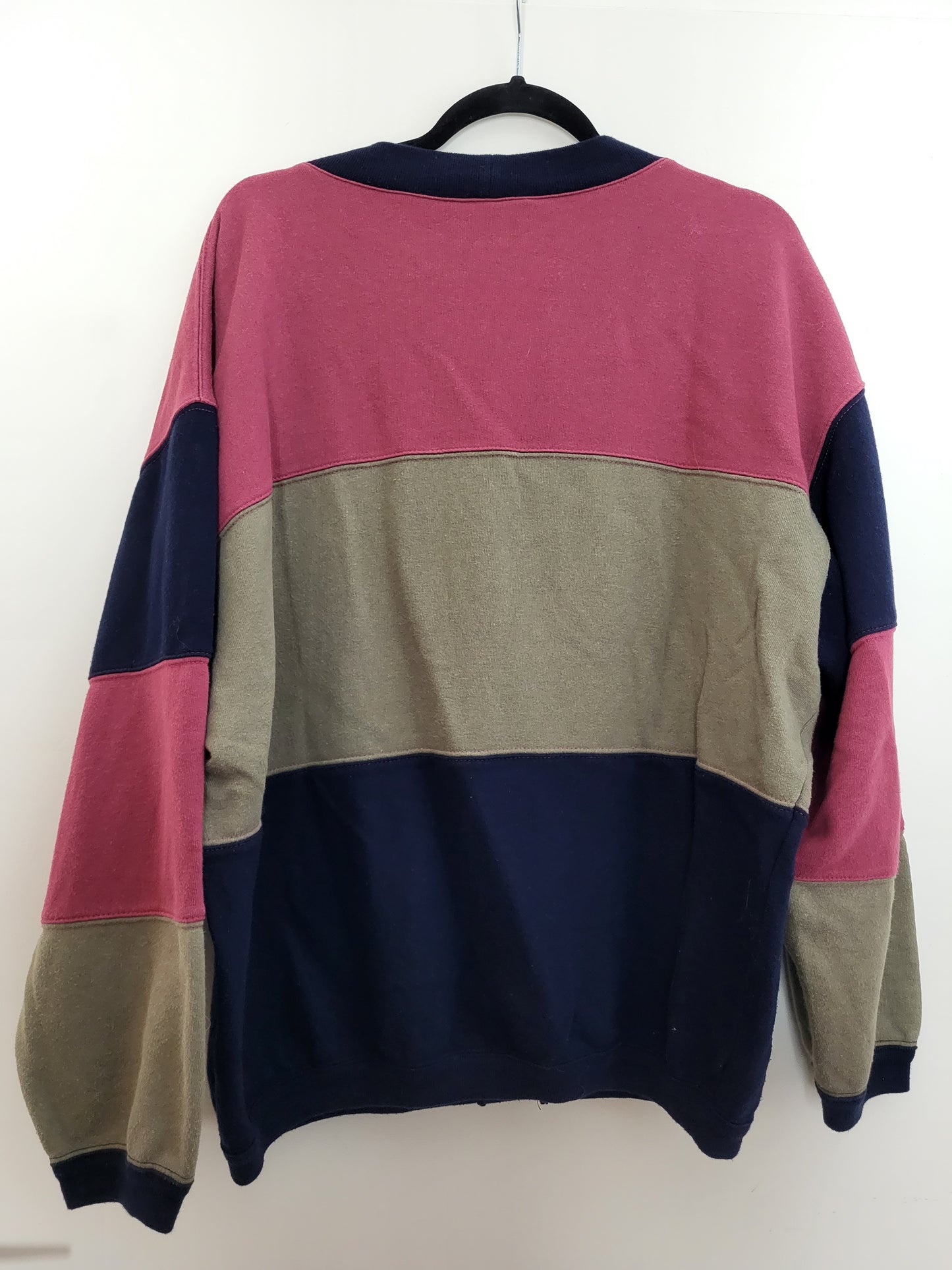 NAVIGARE - Cardigan/Pullover - Colourblock - Vintage Italy - Bunt - Herren - L