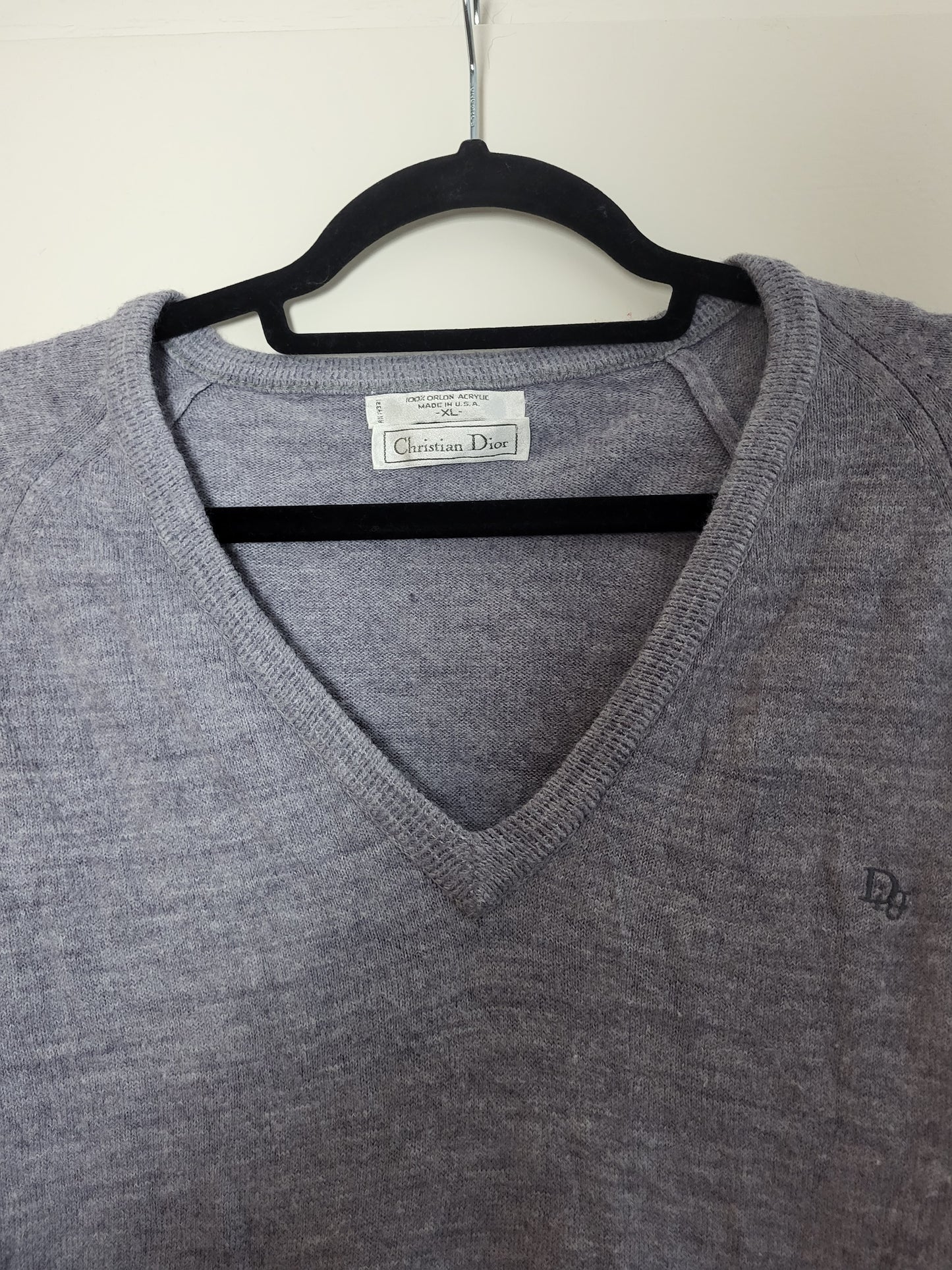 Christian Dior - Pullover - Exklusiv - Grau - Herren - XL