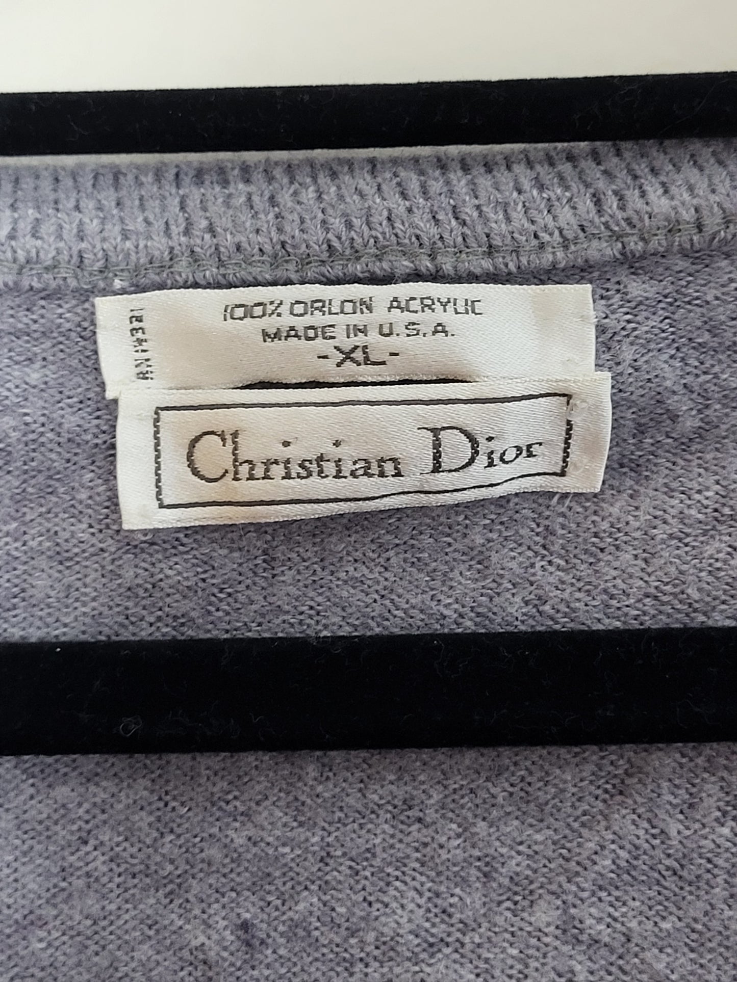 Christian Dior - Pullover - Exklusiv - Grau - Herren - XL