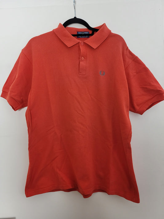 Fred Perry - Poloshirt - Vintage - Orange - Herren - XL/XXL