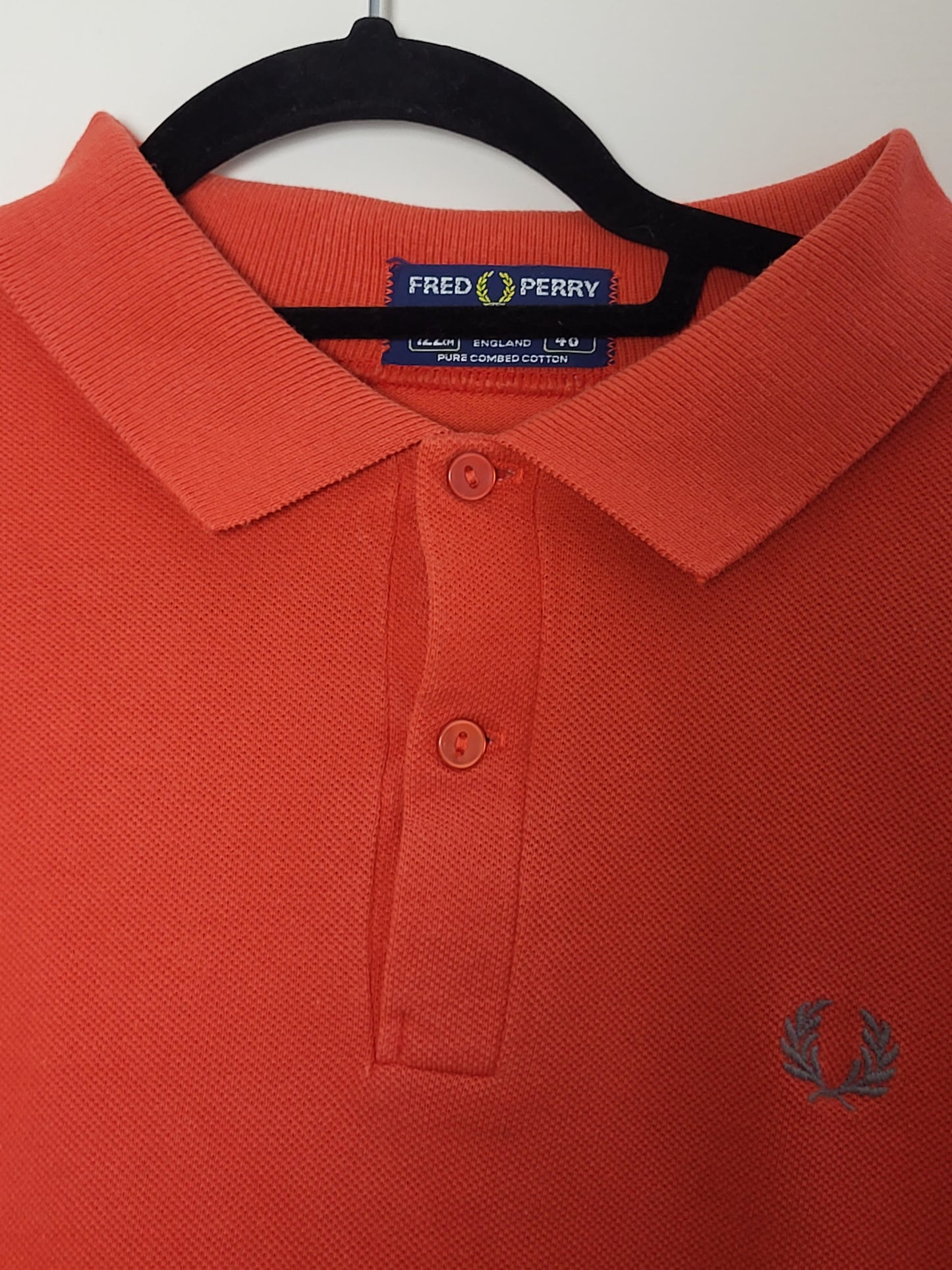 Fred Perry - Poloshirt - Vintage - Orange - Herren - XL/XXL