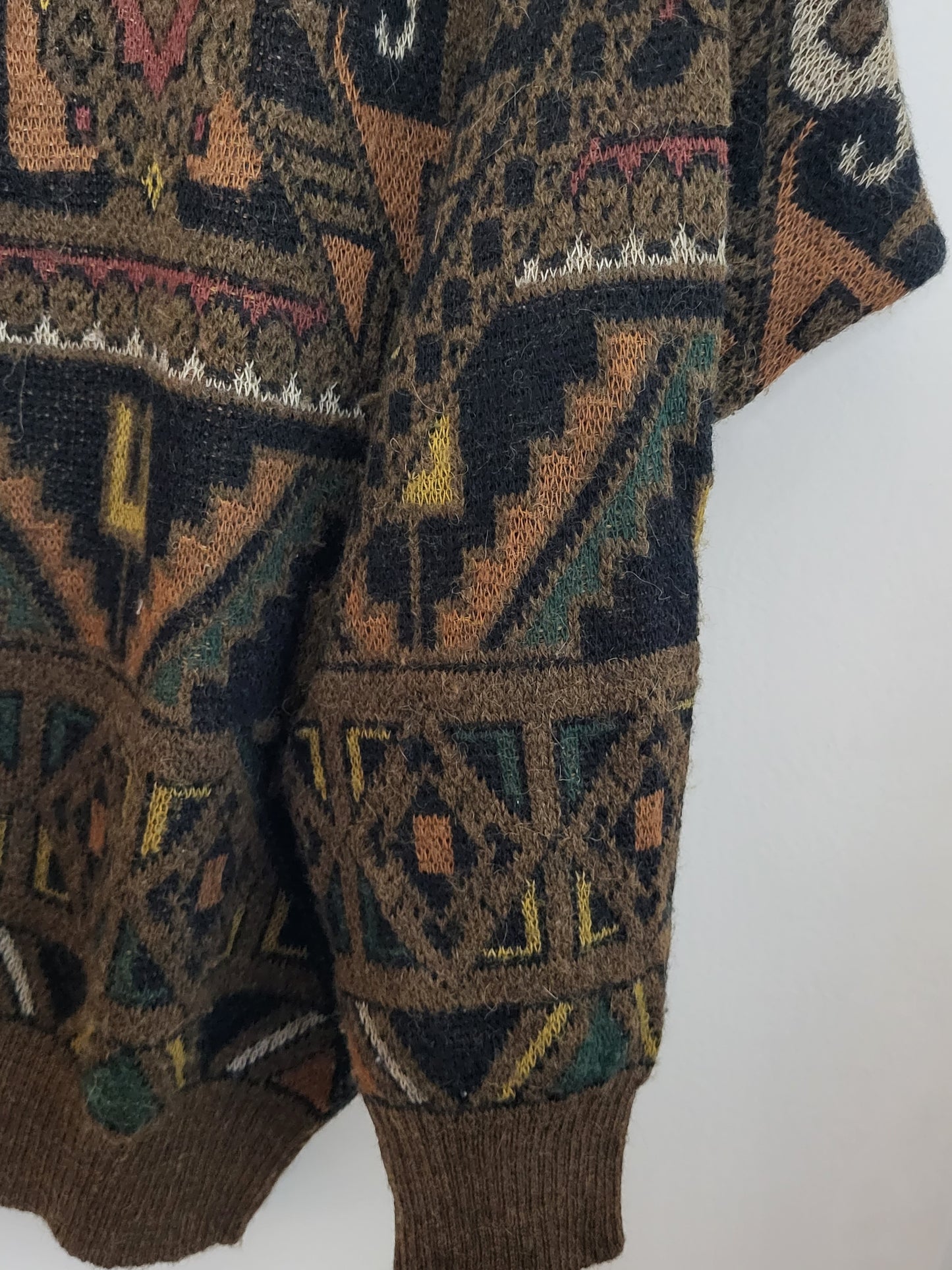 COBRA - Pullover - Muster - Vintage Italy - Bunt - Herren - L