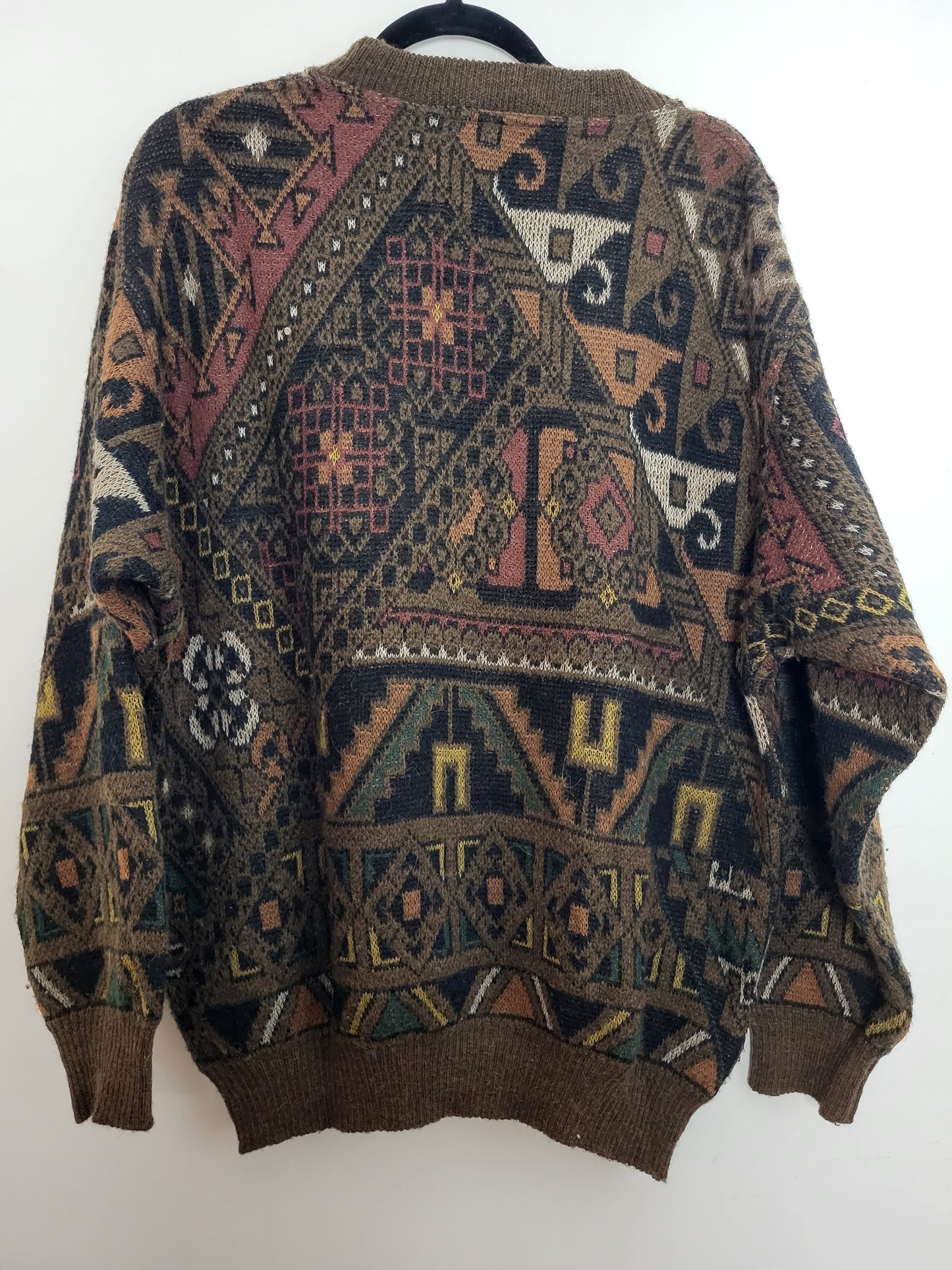 COBRA - Pullover - Muster - Vintage Italy - Bunt - Herren - L