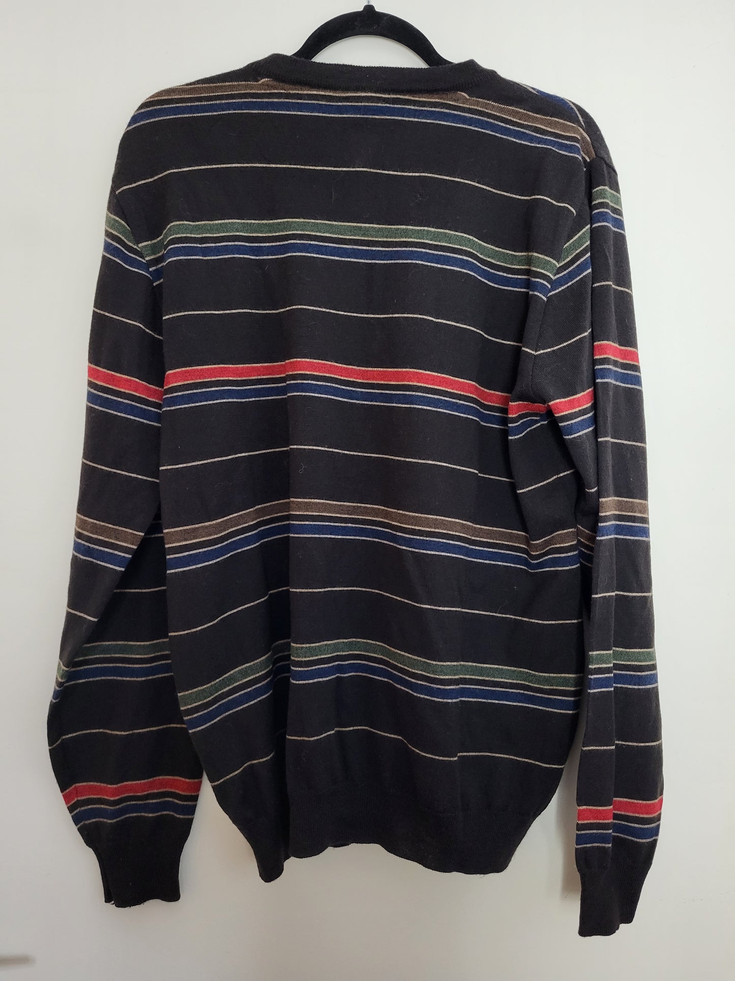 Vintage AMERIGO VESPUCCI - Pullover - Streifen - Vintage Italy - Bunt - Herren - L